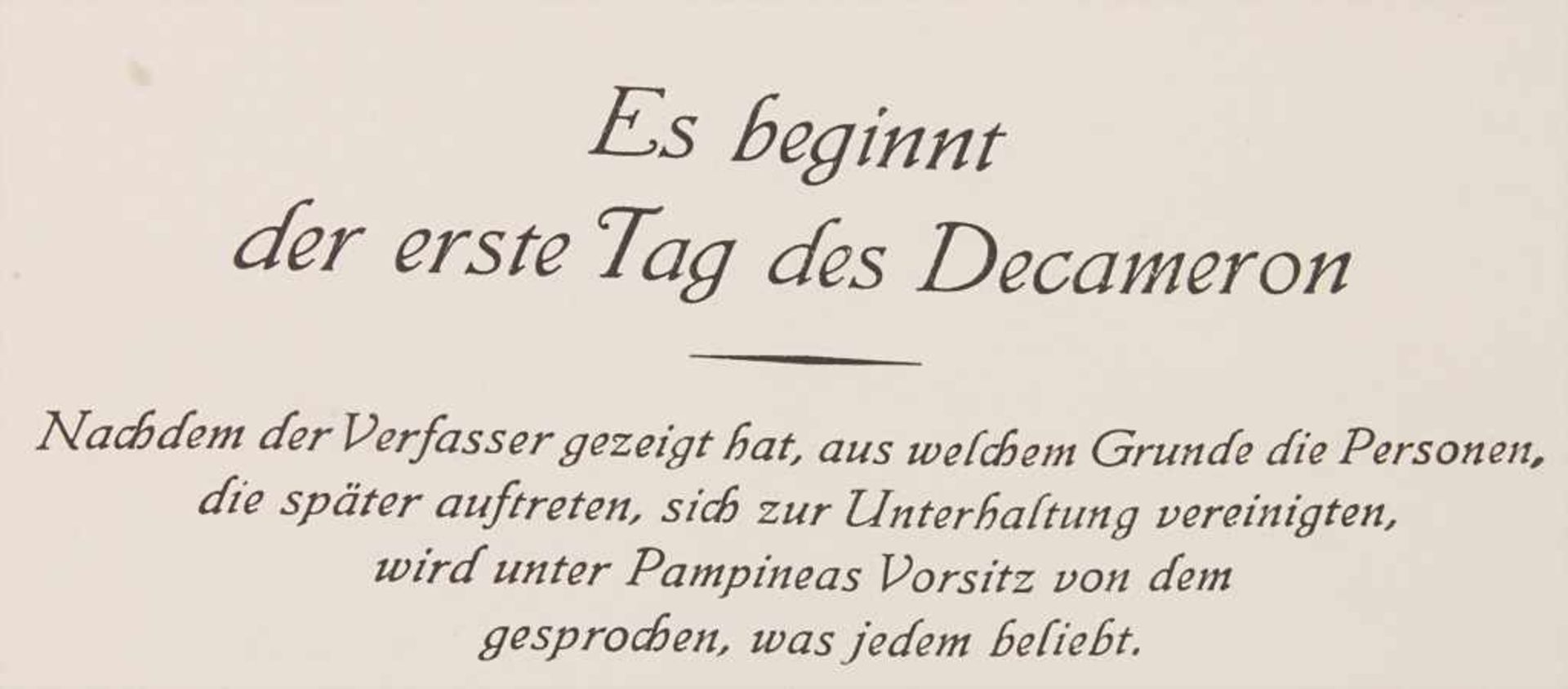 Boccaccio, Giovanni: Decameron, 2 Bde.Titel: DecameronUmfang: 20 ganzseit. farb. Abb. von L. - Bild 6 aus 9