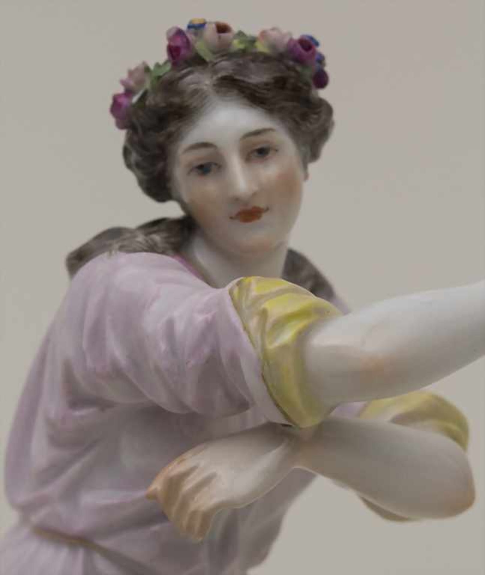 Der Frühling / The spring, Meissen, um 1900Material: Porzellan, bemalt u. glasiert,Marke: - Bild 7 aus 7