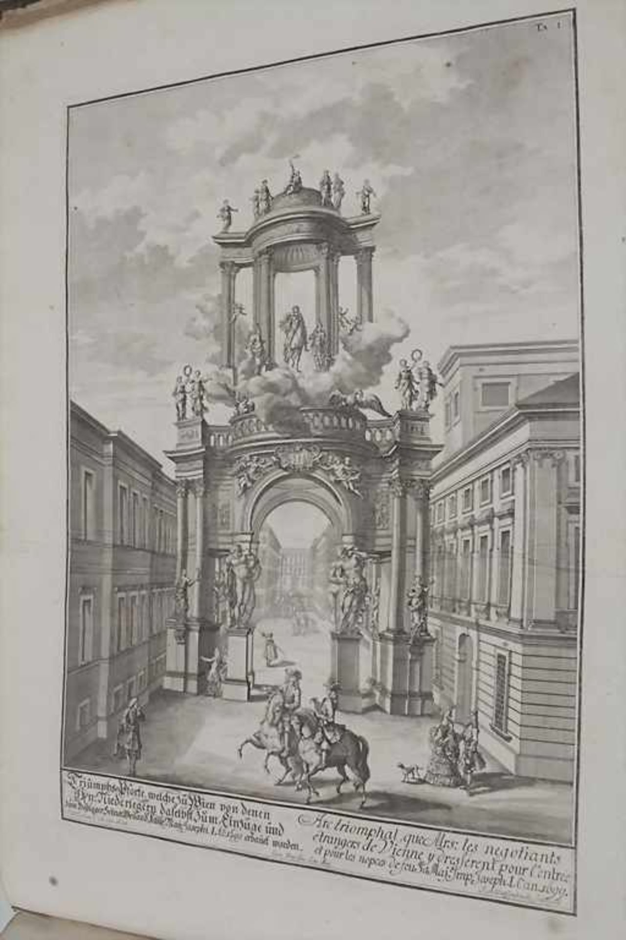 J.B. Fischer von Erlach: 'Entwurff, einer historischen Architectur'Titel: ...in Abbildung - Image 17 of 41