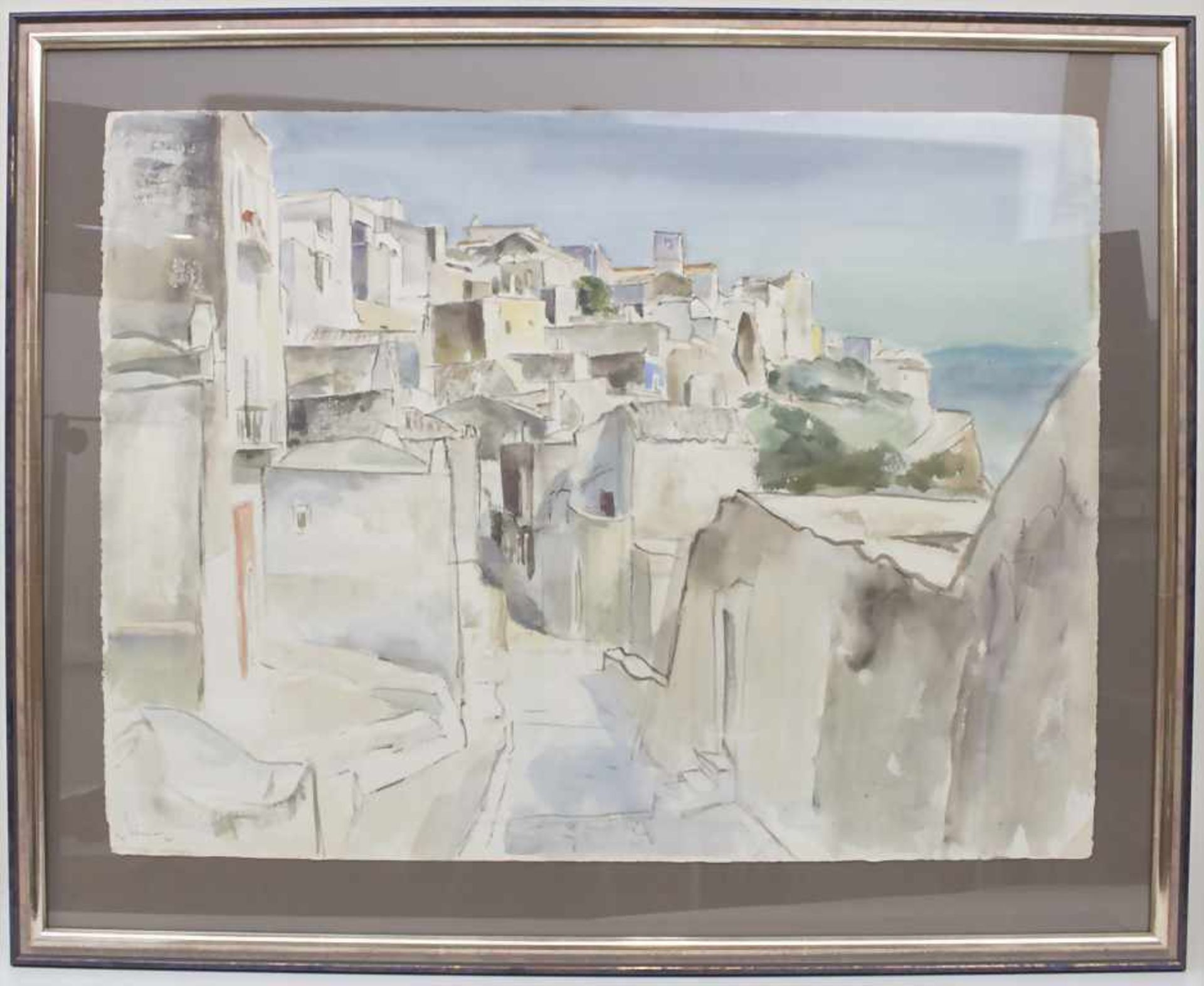 Walter Eimer (1899-1983), 'Peschici in Süditalien' / 'Peschici in south Italy'Technik: Aquarell - Image 3 of 9