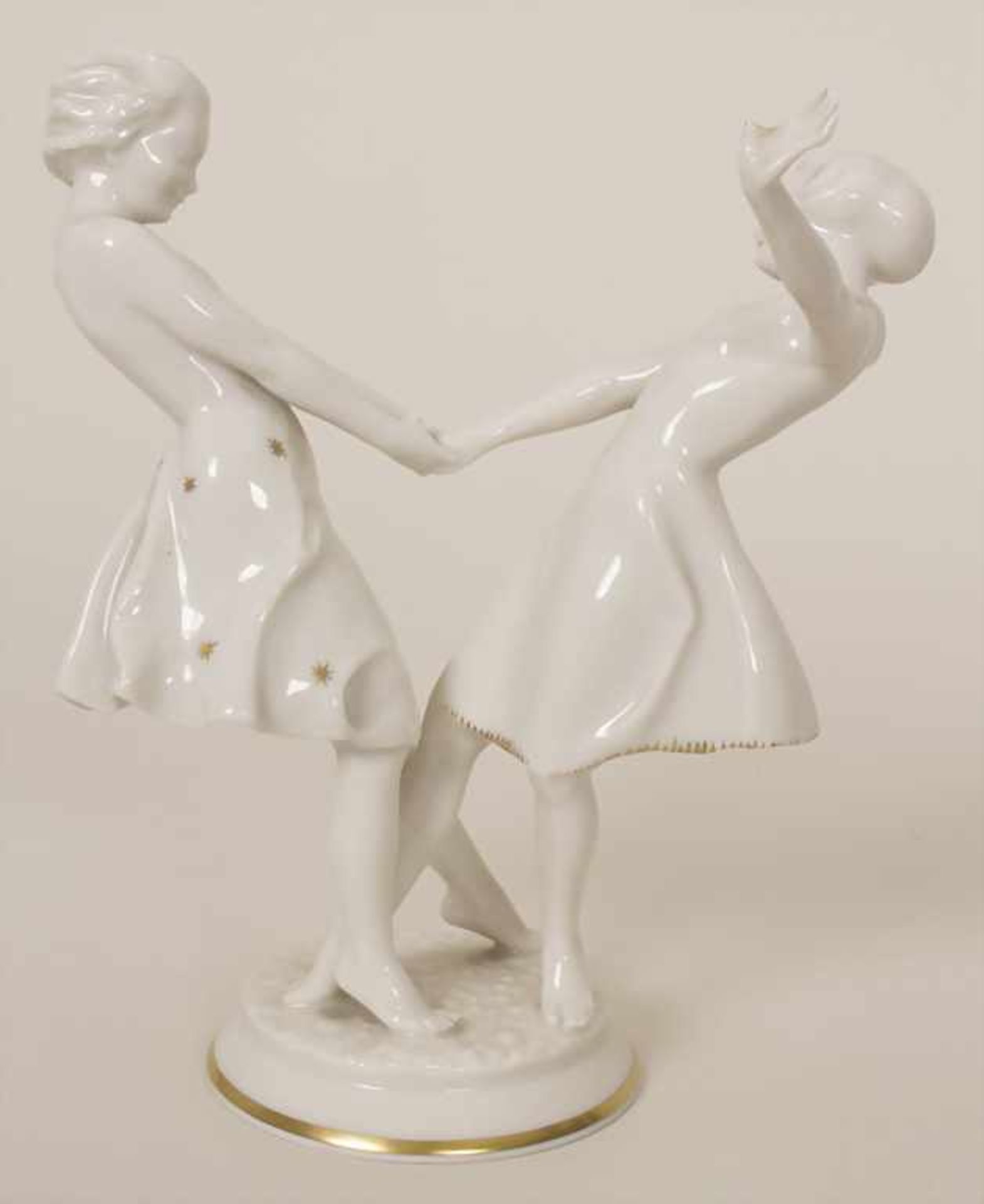 Konvolut drei Figuren / 3 figurines, Hutschenreuther Selb, um 1950bestehend aus einer Antilope, eine - Bild 4 aus 7