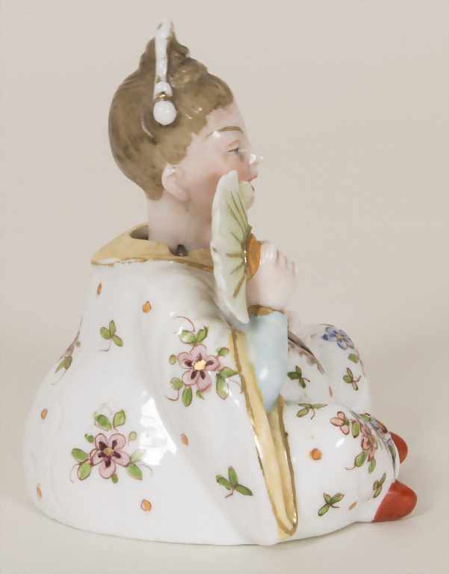 Große weibliche Wackel-Pagode mit beweglichem Kopf / A female pagoda with swinging head, deutsch, 2. - Image 4 of 6