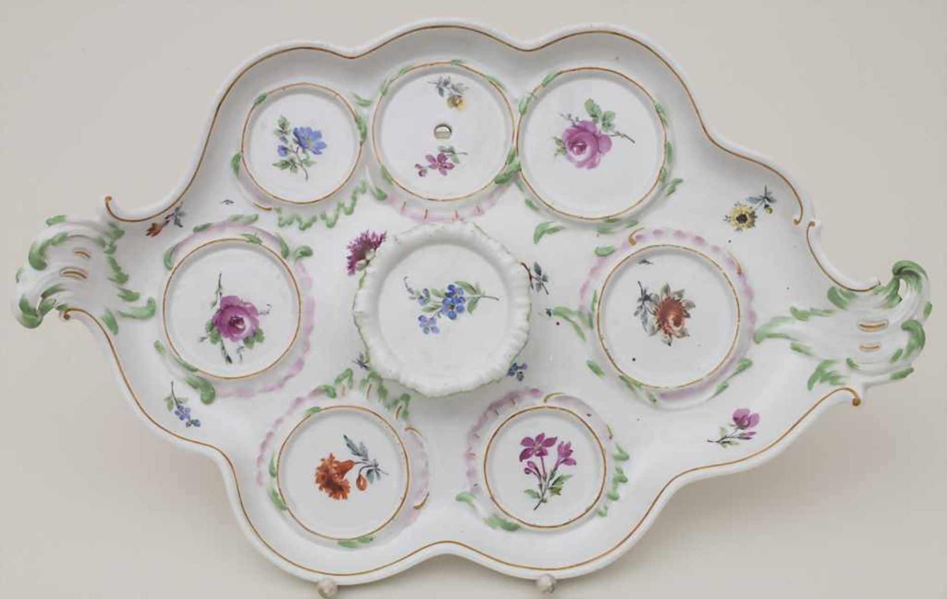 Rokoko Présentoir / Un milieau de table / A Rococo center piece / presentoir, Meissen, 18. Jh.