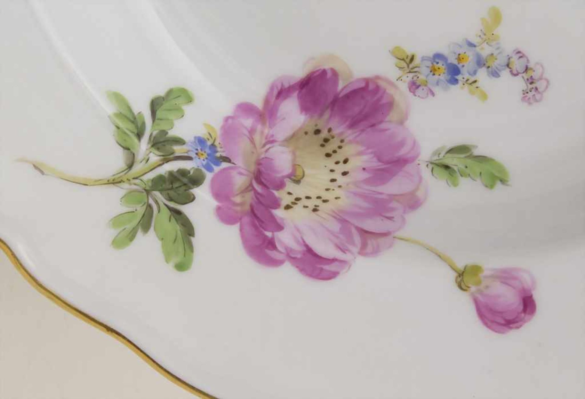 12 Teller / 12 plates, Meissen, 19. Jh.Bestehend aus: 6 Speiseteller und 6 Suppenteller,Material: - Image 5 of 13