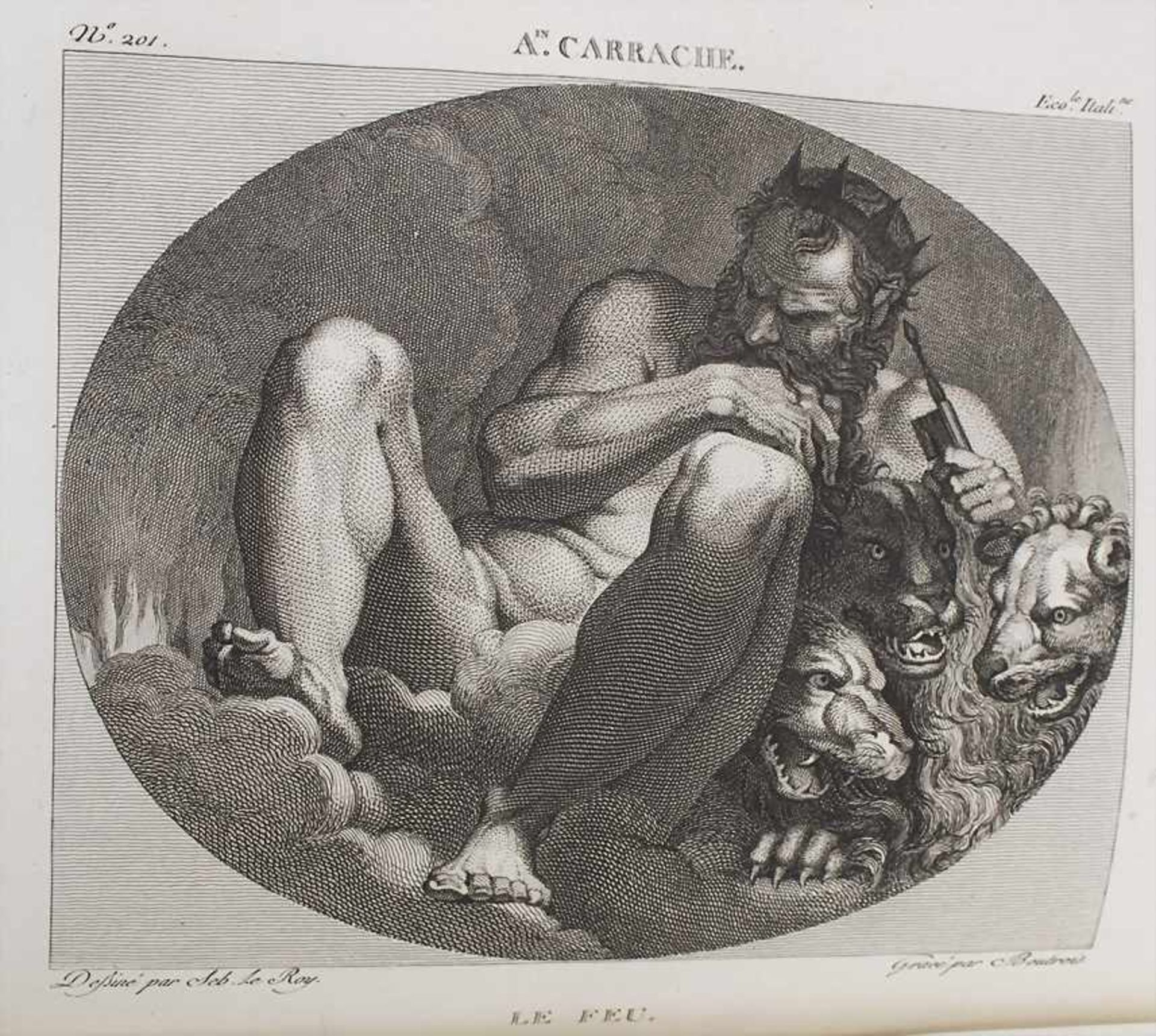 Filhol, A.M. :Titel: Cours historique et Élémentaire de peinture, ou galerie complette du museum, - Bild 18 aus 27