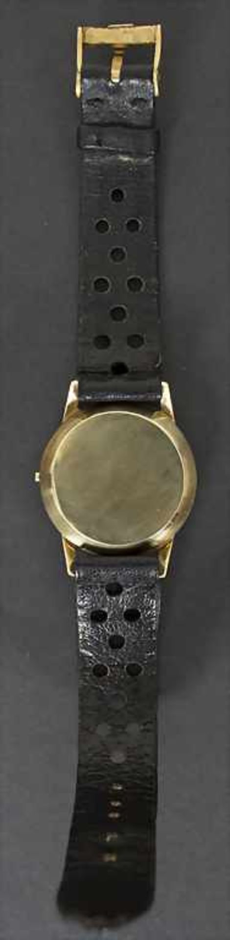 HAU / A men's watch, Alpina, Schweiz/Swiss, um 1960Gehäuse: Gold 14 Kt 585/000 gepunzt, Nr. 172129, - Bild 5 aus 5