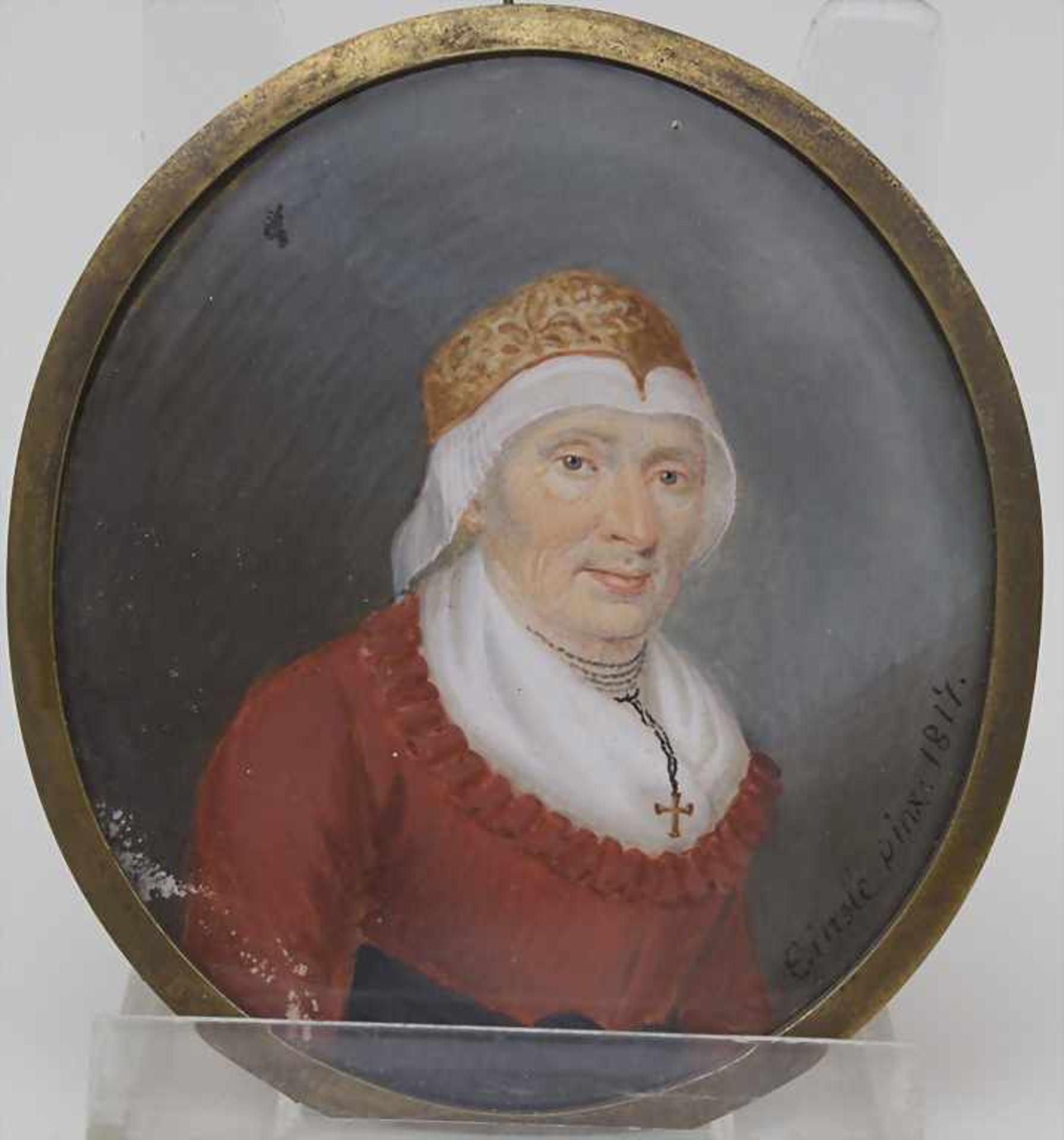 Josef Einsle (1794-c. 1850), 'Porträt einer alten Frau' / 'A portrait of an old woman'Technik: