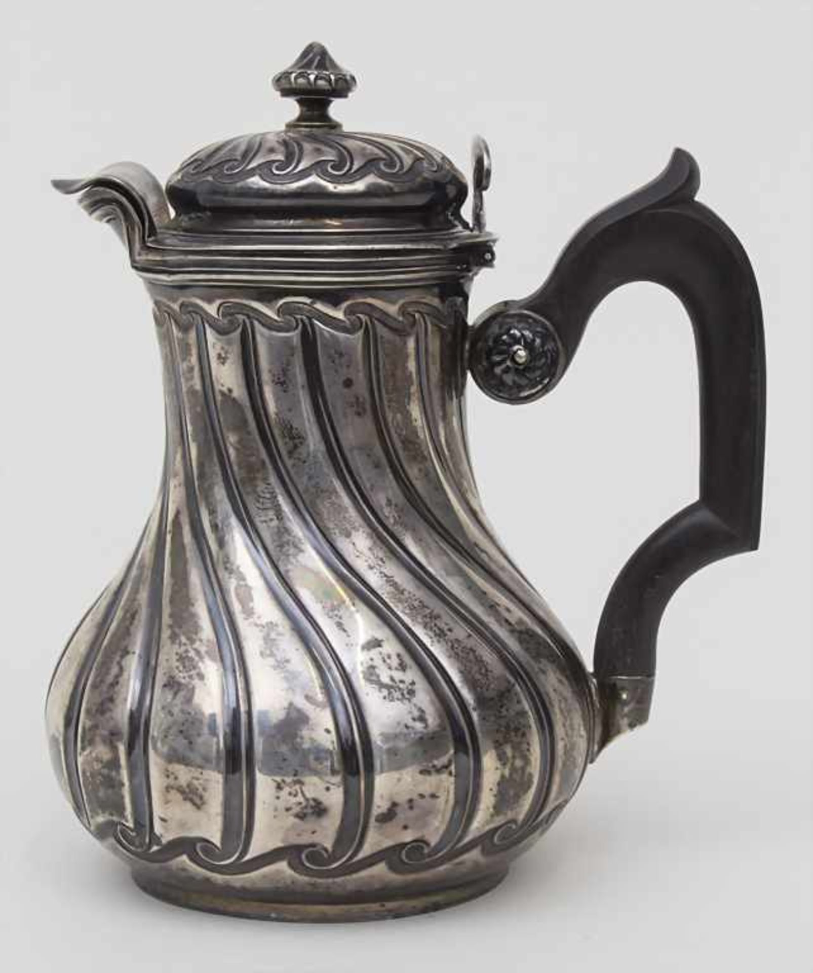 Mokkakanne / A mocha pot, Fray Fils (1875-1891), ParisMaterial: 950er Silber,Punzierung: Minerva