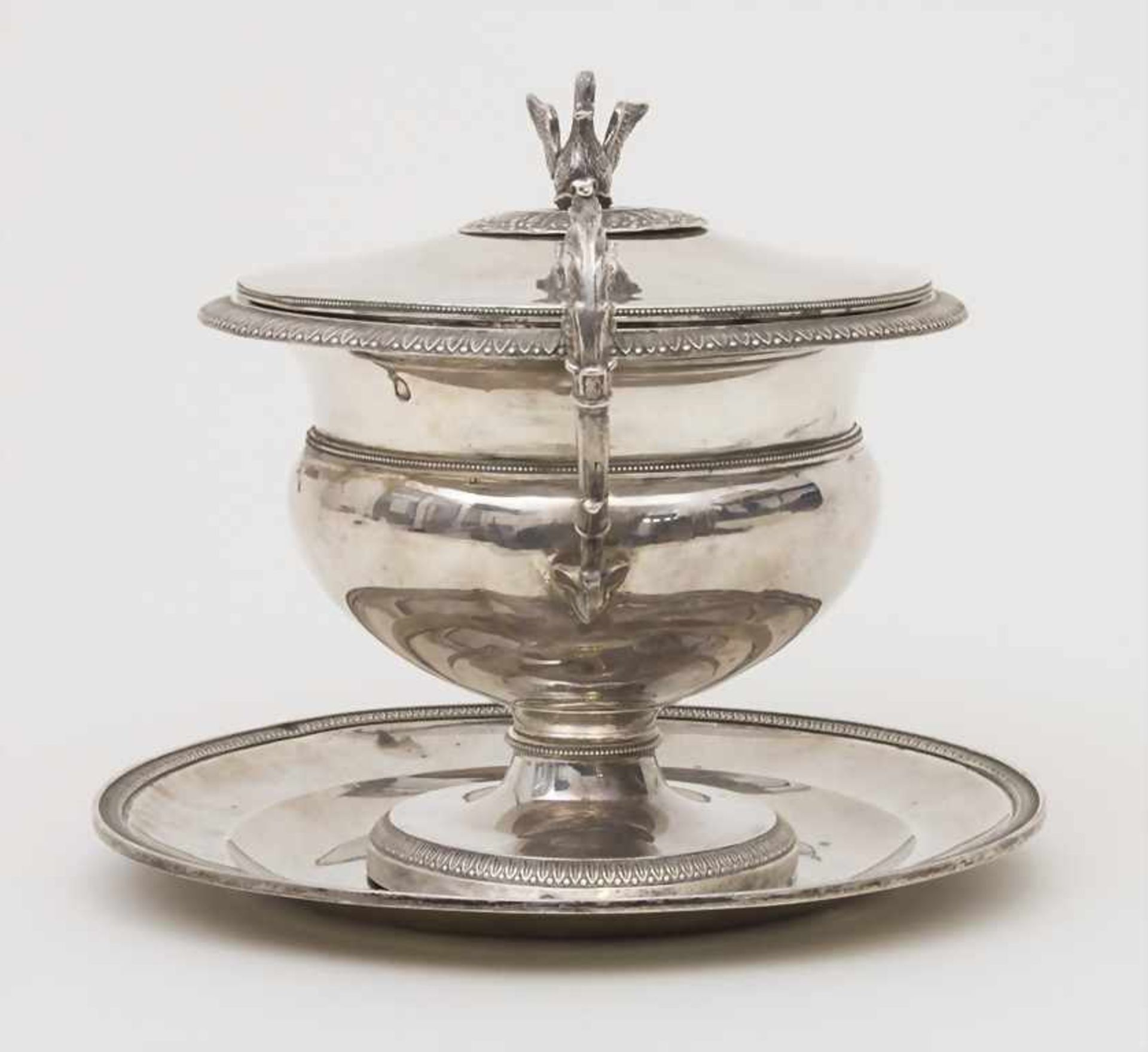 Bonboniere auf Présentoir , Pierre-Jacques Meurice, Paris um 1820Material: 950er Silber, Punzierung: - Bild 16 aus 29