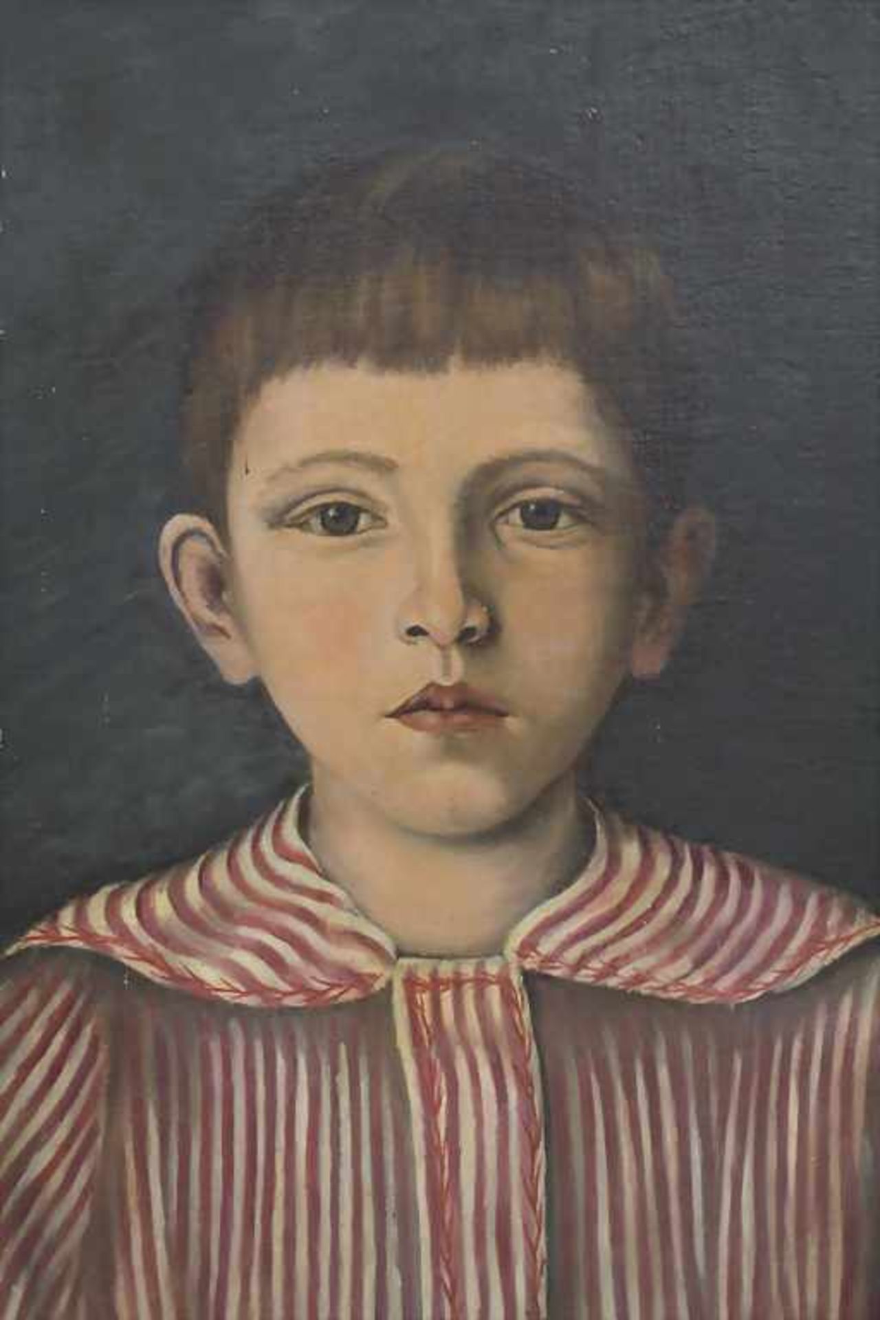 Künstler der Neuen Sachlichkeit, 'Knabenporträt' / 'A portrait of a boy'Technik: Öl auf Leinwand, - Image 2 of 4