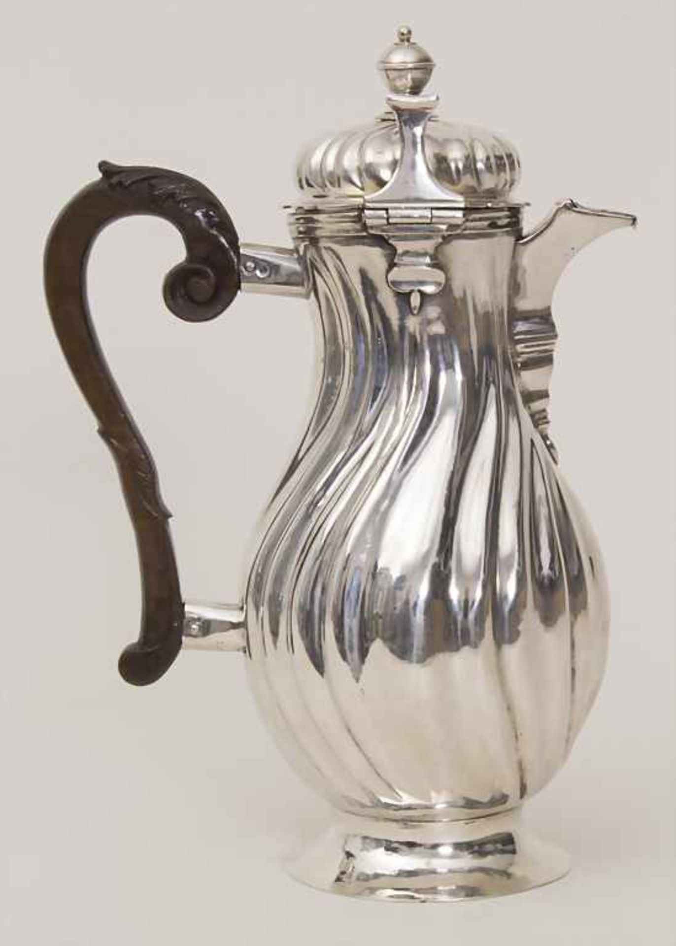 Barock Kaffeekanne / A Baroque silver coffee pot, Joh. Georg Kloße, Augsburg, 1744-1745Material: - Bild 4 aus 15