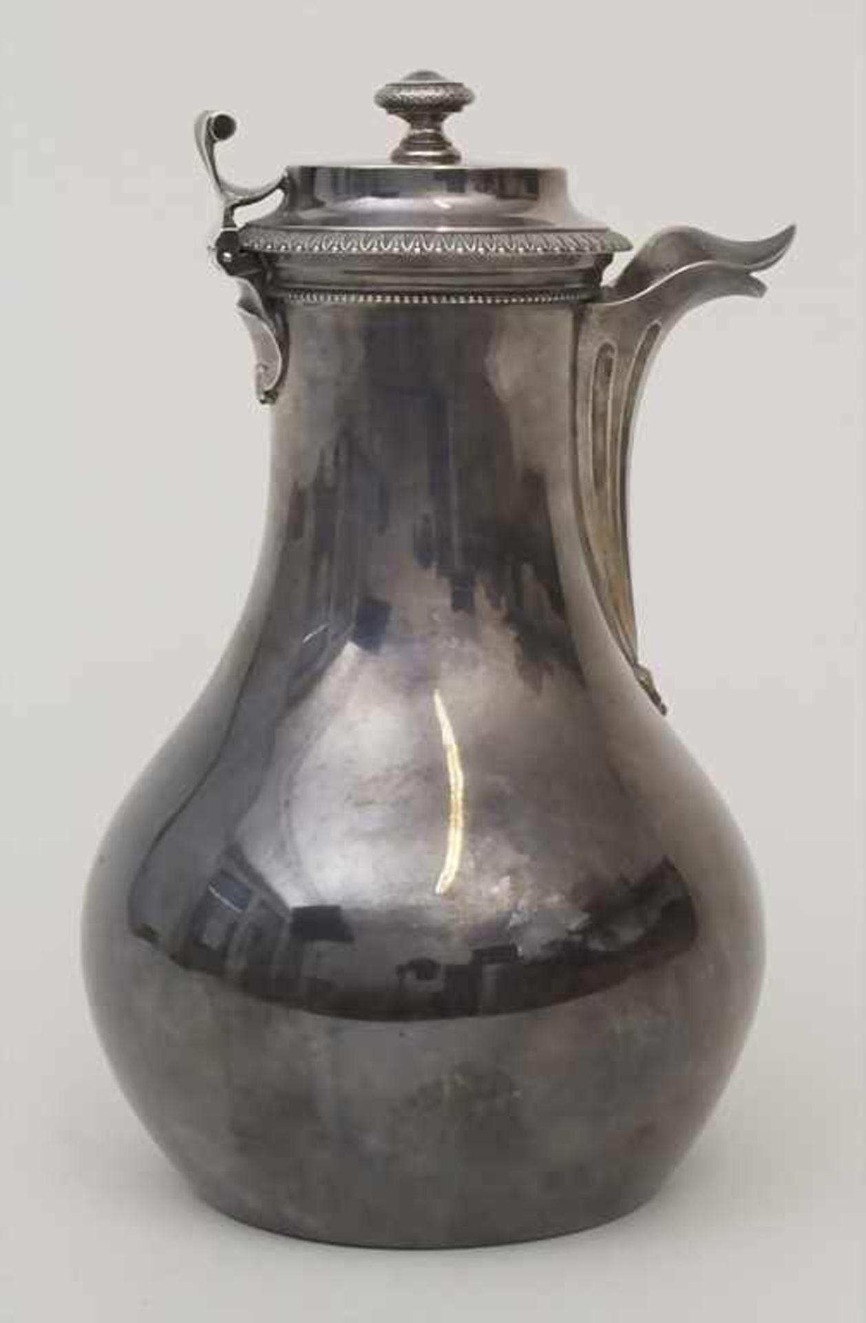 Heißwasser-Kanne / A silver verseuse, Jean Pierre Famechon, Paris, um 1820Material: Silber 950, - Image 2 of 21