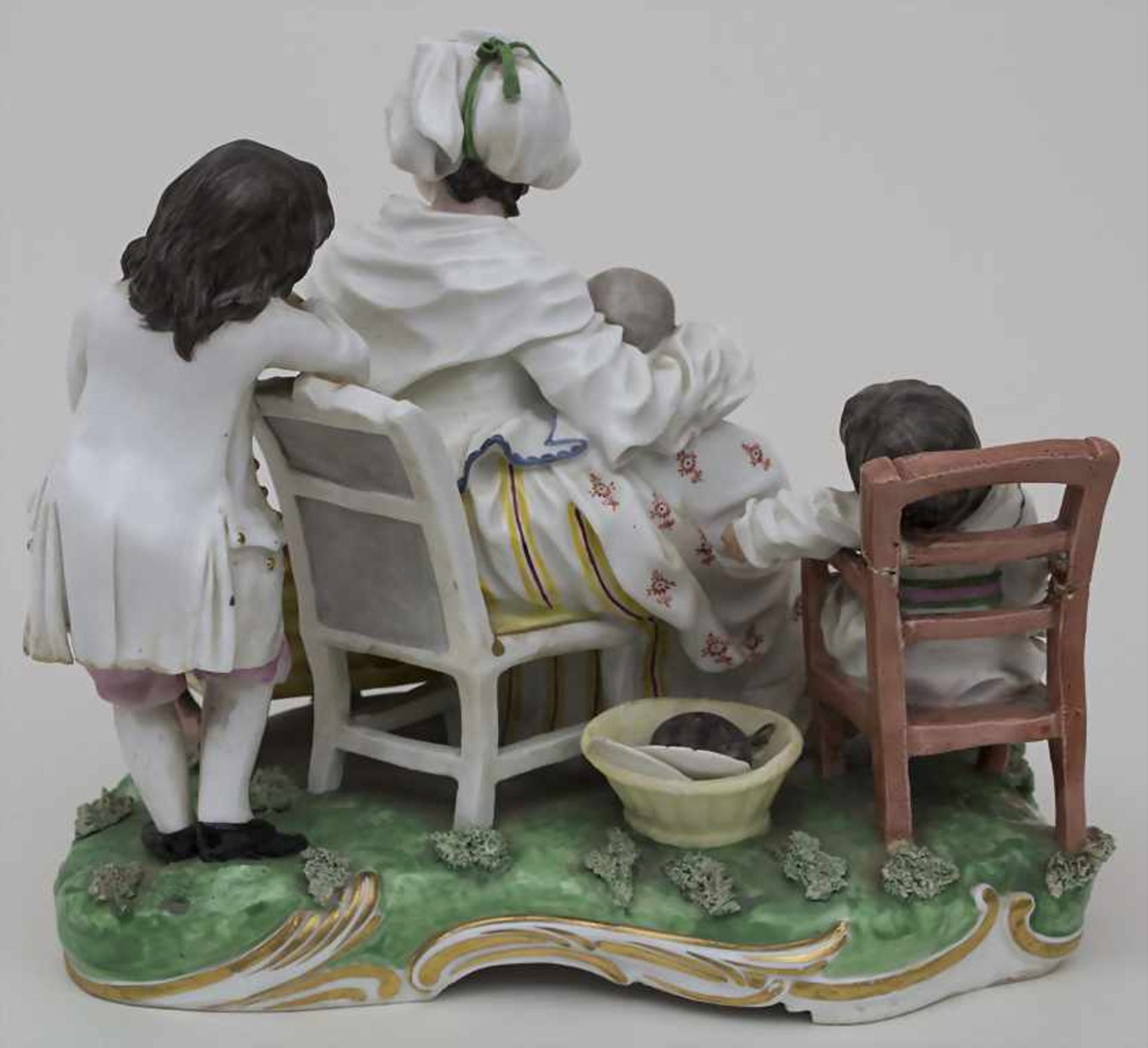 Figurengruppe 'Die gute Mutter' / A figural group 'La bonne mère', Carl Gottlieb Lück, - Bild 4 aus 11