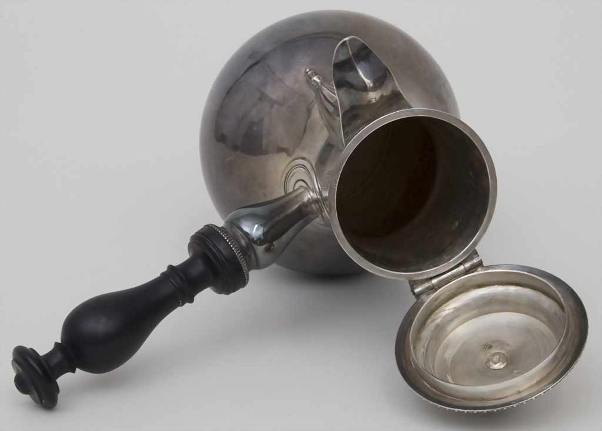 Heißwasser-Kanne / A silver verseuse, Jean Pierre Famechon, Paris, um 1820Material: Silber 950, - Image 11 of 21