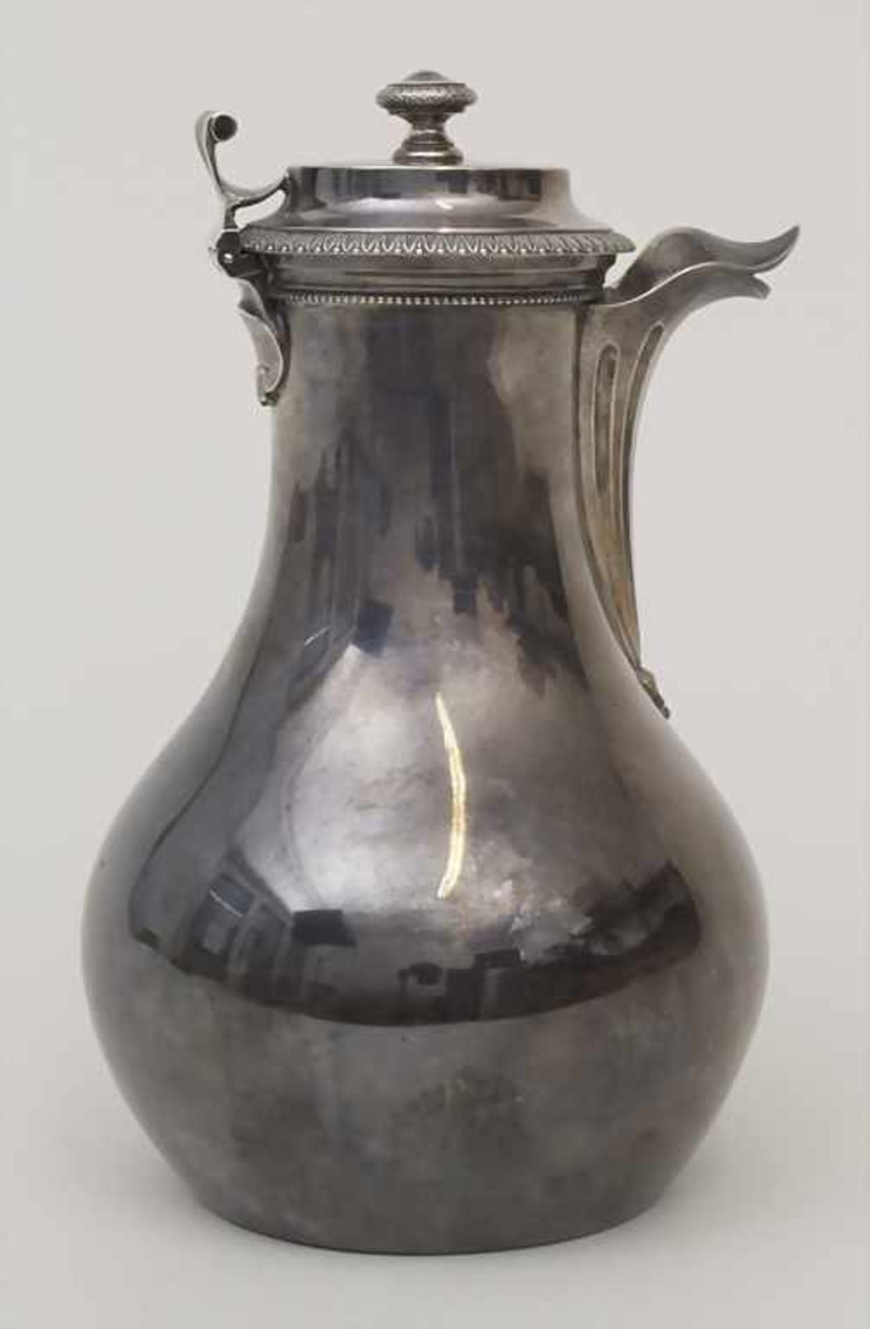 Heißwasser-Kanne / A silver verseuse, Jean Pierre Famechon, Paris, um 1820Material: Silber 950, - Image 3 of 21