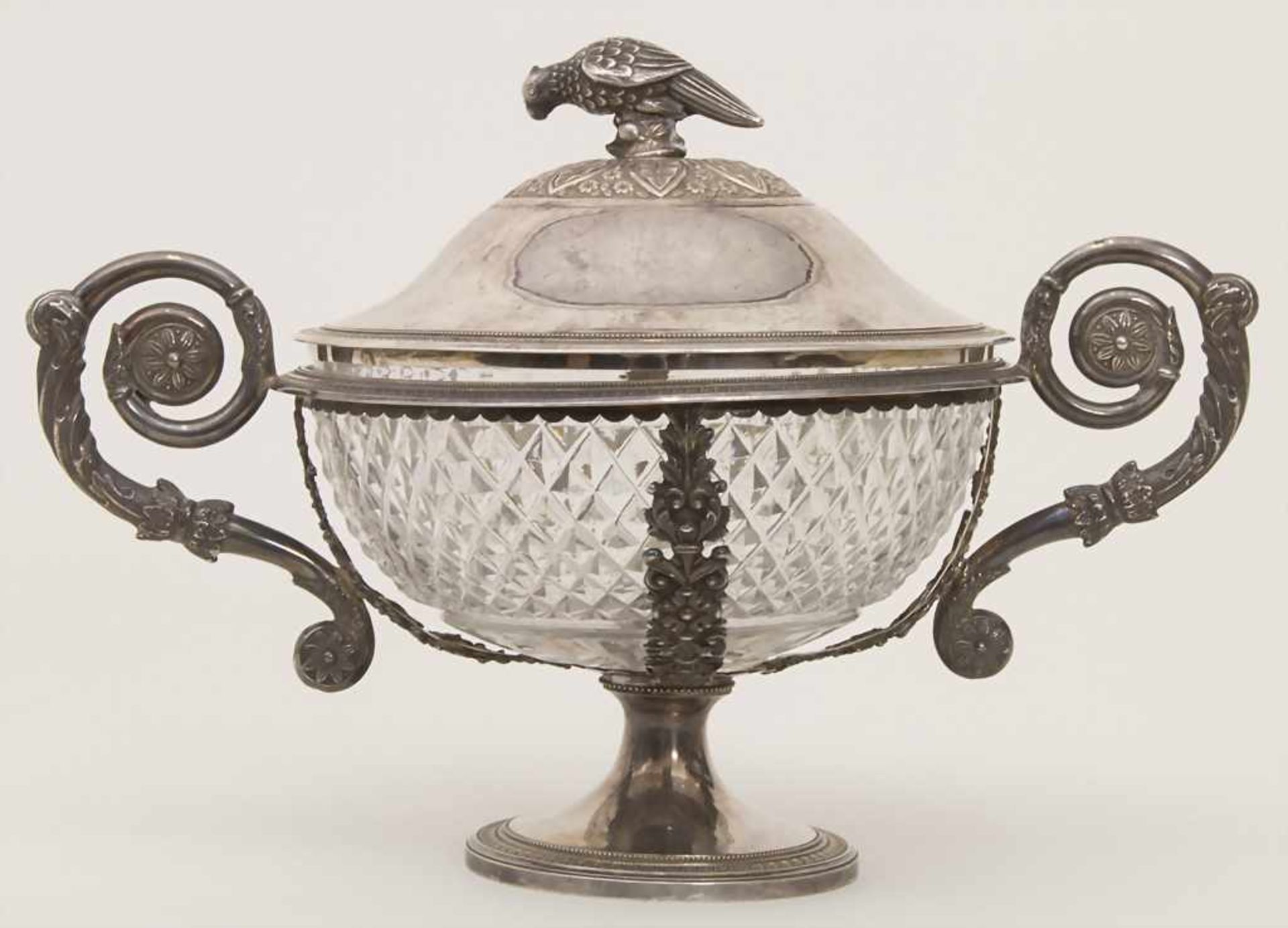 Deckeldose / A covered silver bowl, Brüssel / Brussels, um 1840Material: Silber 950, mit - Image 14 of 29