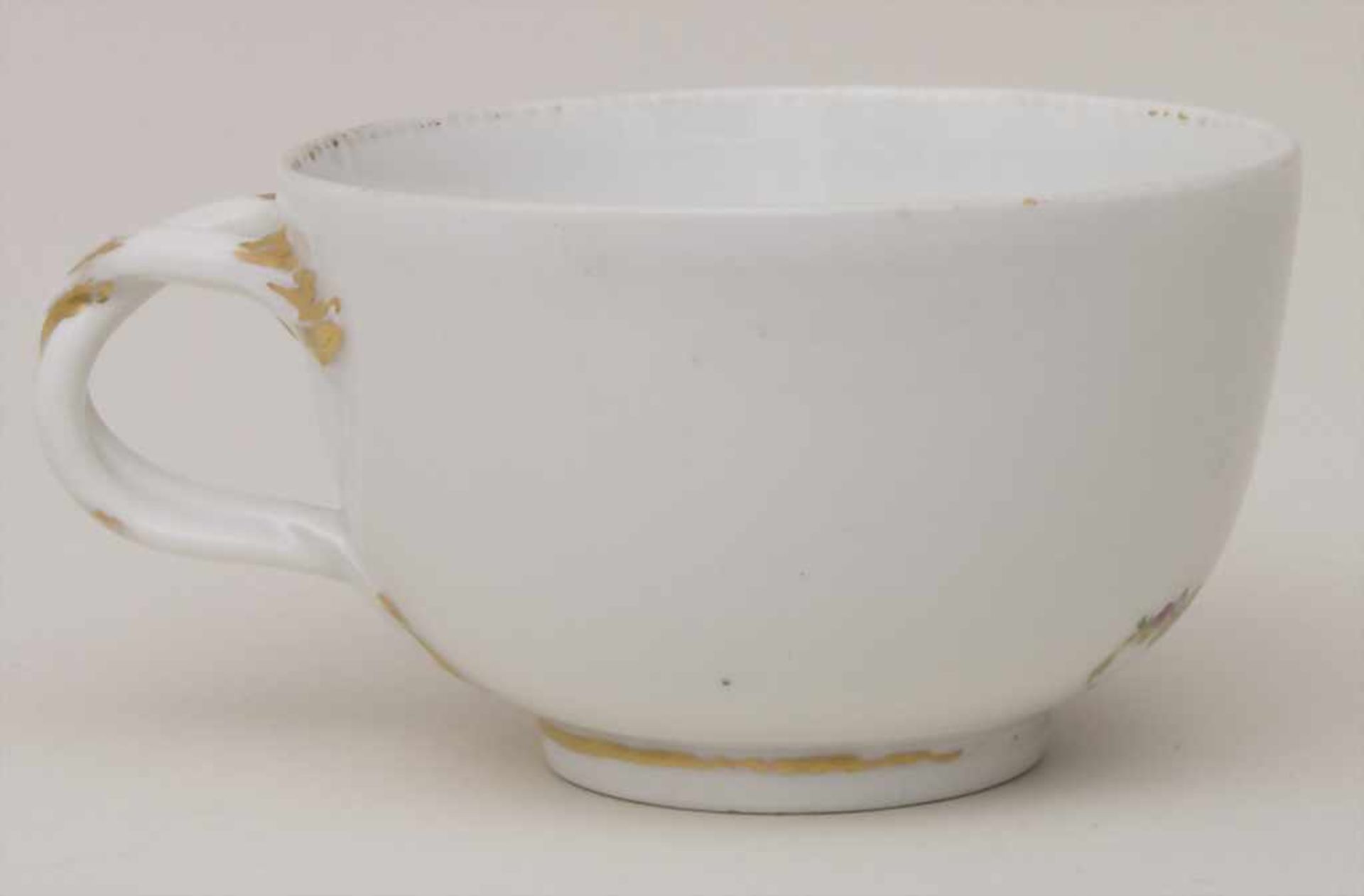 Tasse mit Monogramm 'B' / A cup with letter 'B', Meissen, Marcolini-Periode, 1774-1814Material: - Bild 3 aus 5
