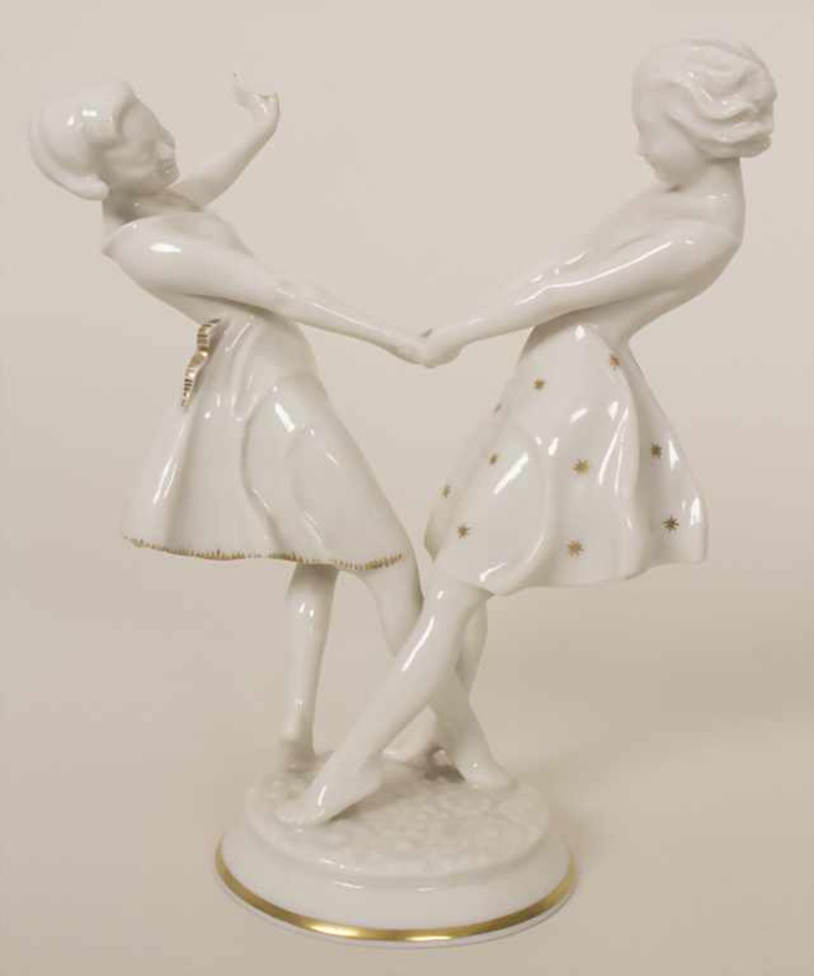 Konvolut drei Figuren / 3 figurines, Hutschenreuther Selb, um 1950bestehend aus einer Antilope, eine - Bild 5 aus 7