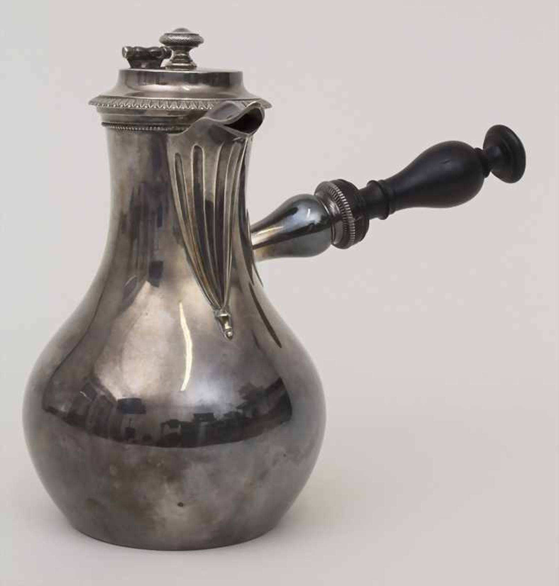 Heißwasser-Kanne / A silver verseuse, Jean Pierre Famechon, Paris, um 1820Material: Silber 950,
