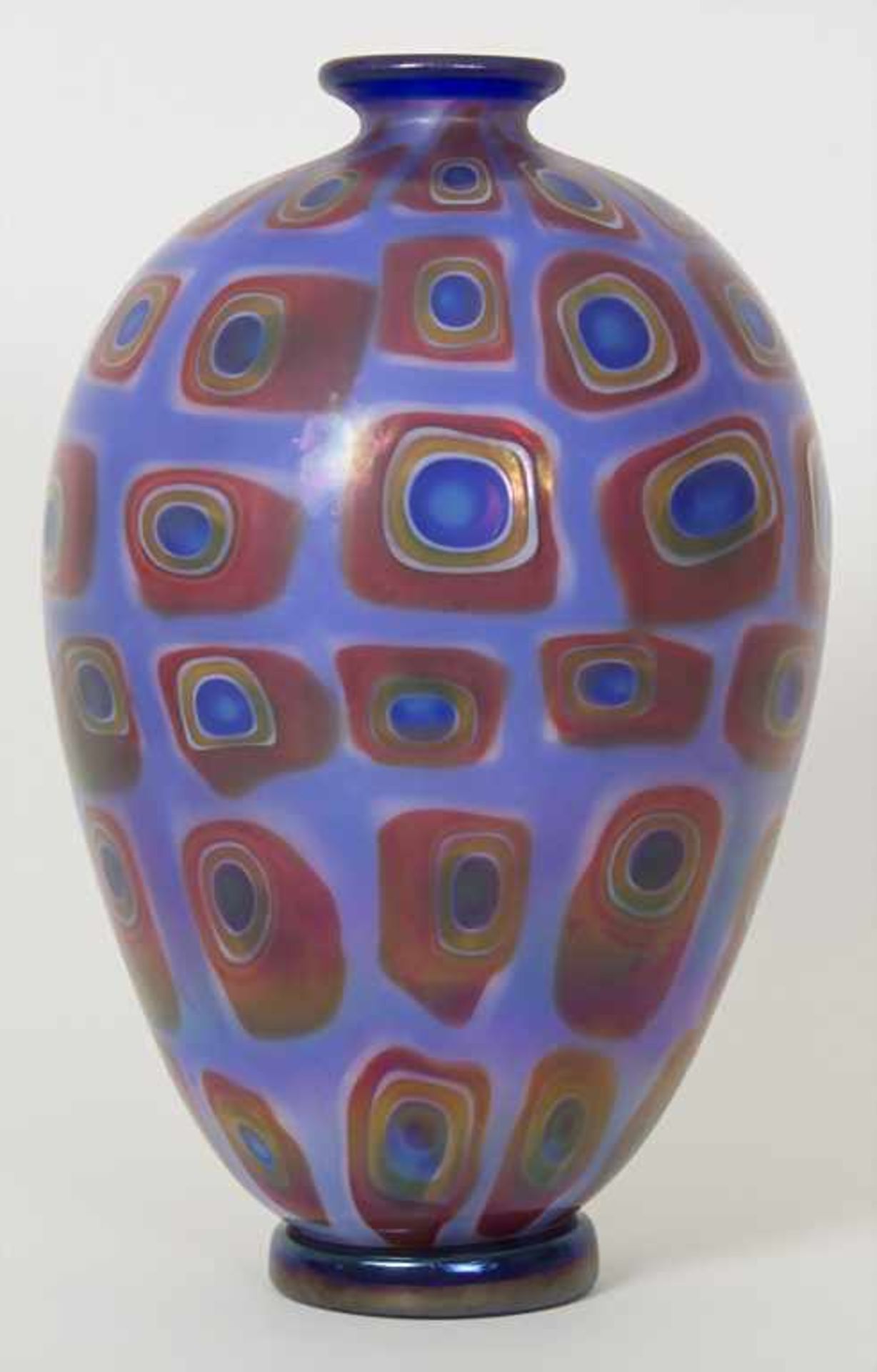 Große Vase / A large vase, Moretti Franco, Murano, 2. Hälfte 20. Jh.Material: farbloses Glas, in der - Image 2 of 6