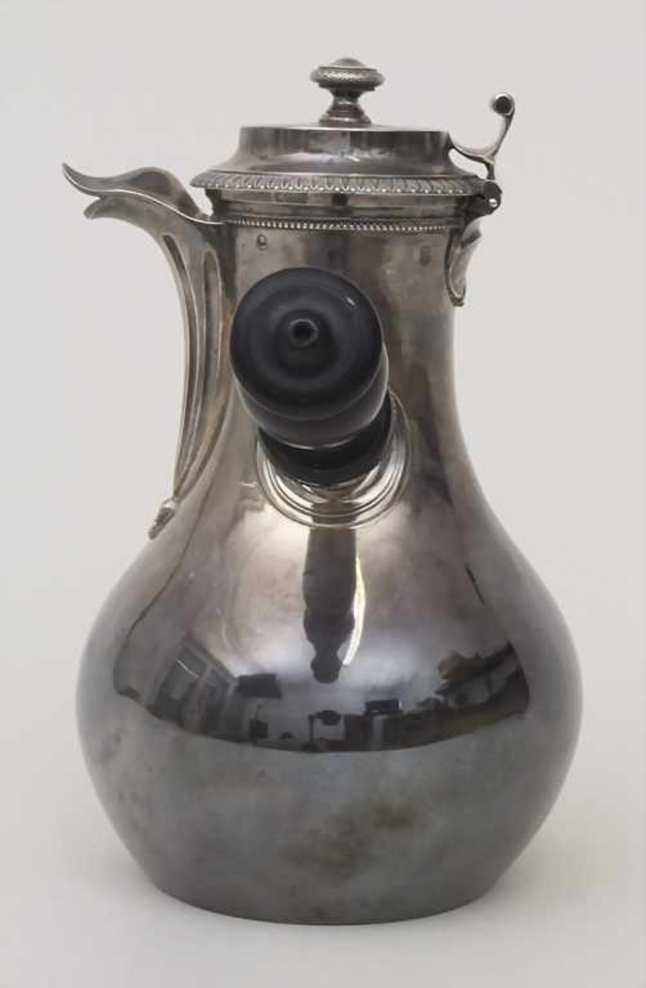 Heißwasser-Kanne / A silver verseuse, Jean Pierre Famechon, Paris, um 1820Material: Silber 950, - Image 9 of 21