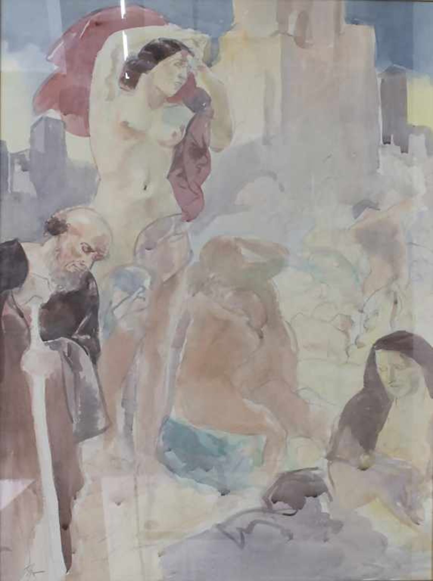 Albert Zahlbruckner (1895-1962), 'Mythologische Szene mit weiblichem Akt' / 'A mythological scene