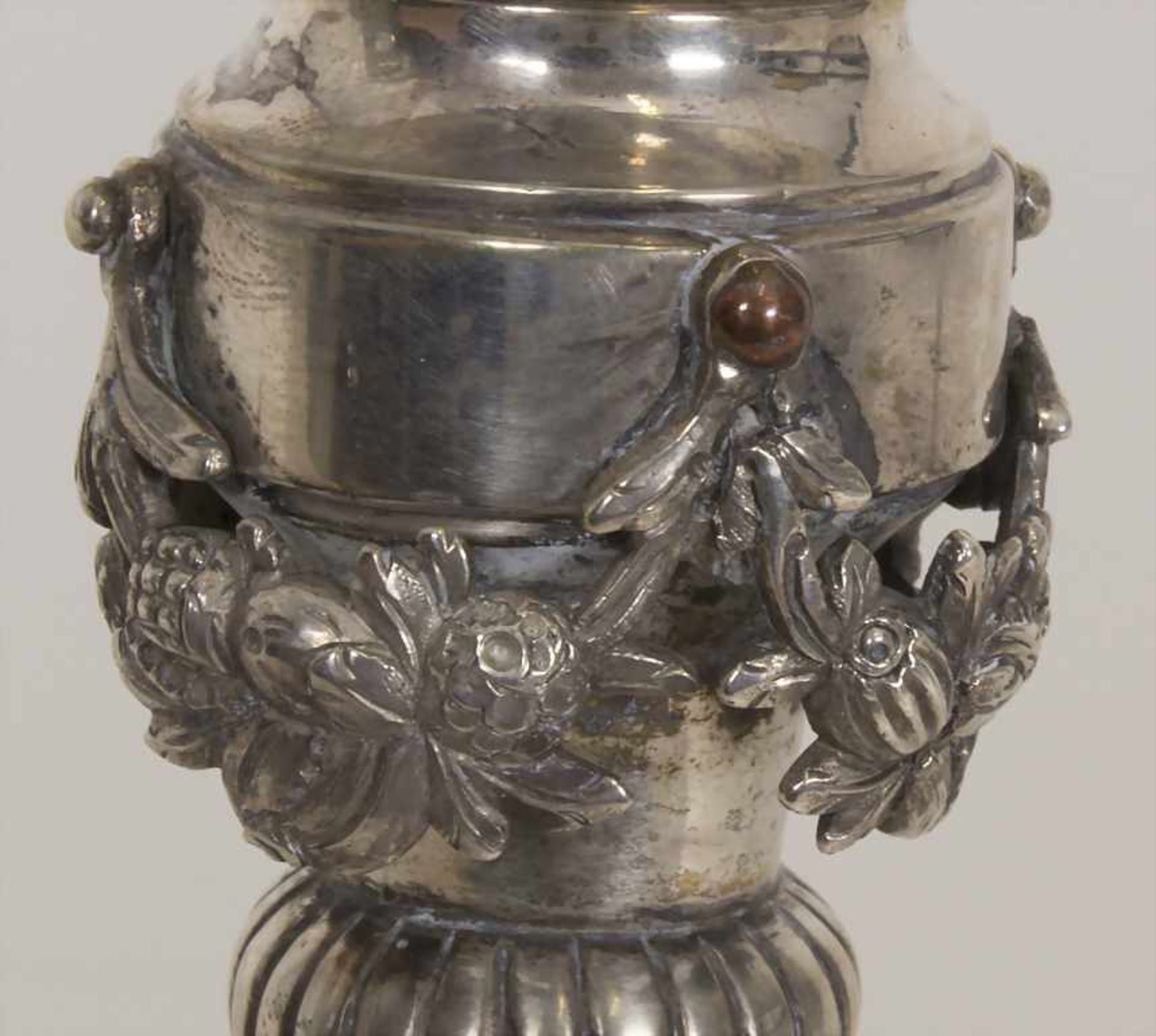 Louis-Seize Leuchter / A Louis-Seize silver candlestick, Franz Anton Osthues, Münster, 1795Material: - Bild 11 aus 11