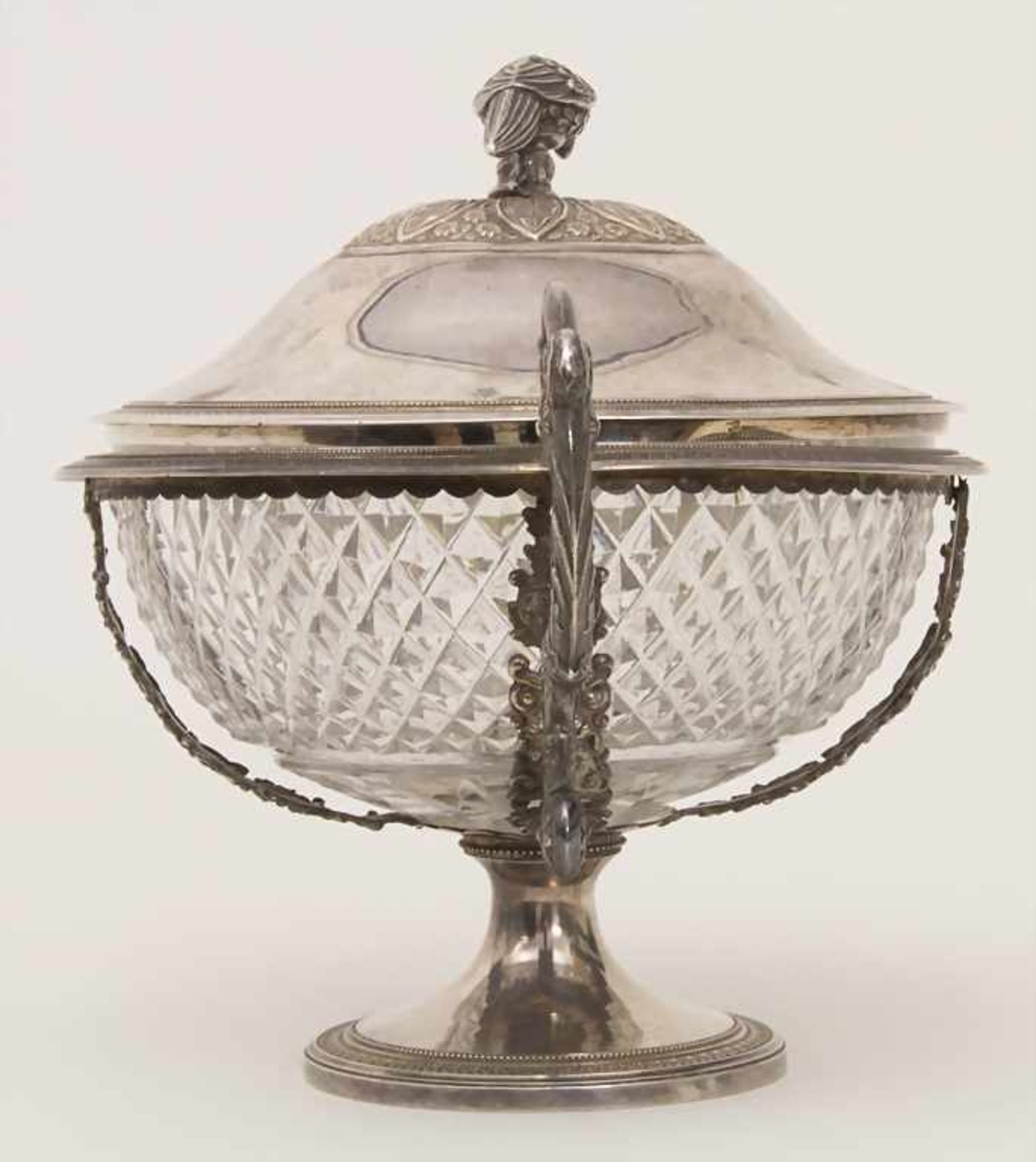 Deckeldose / A covered silver bowl, Brüssel / Brussels, um 1840Material: Silber 950, mit - Image 17 of 29