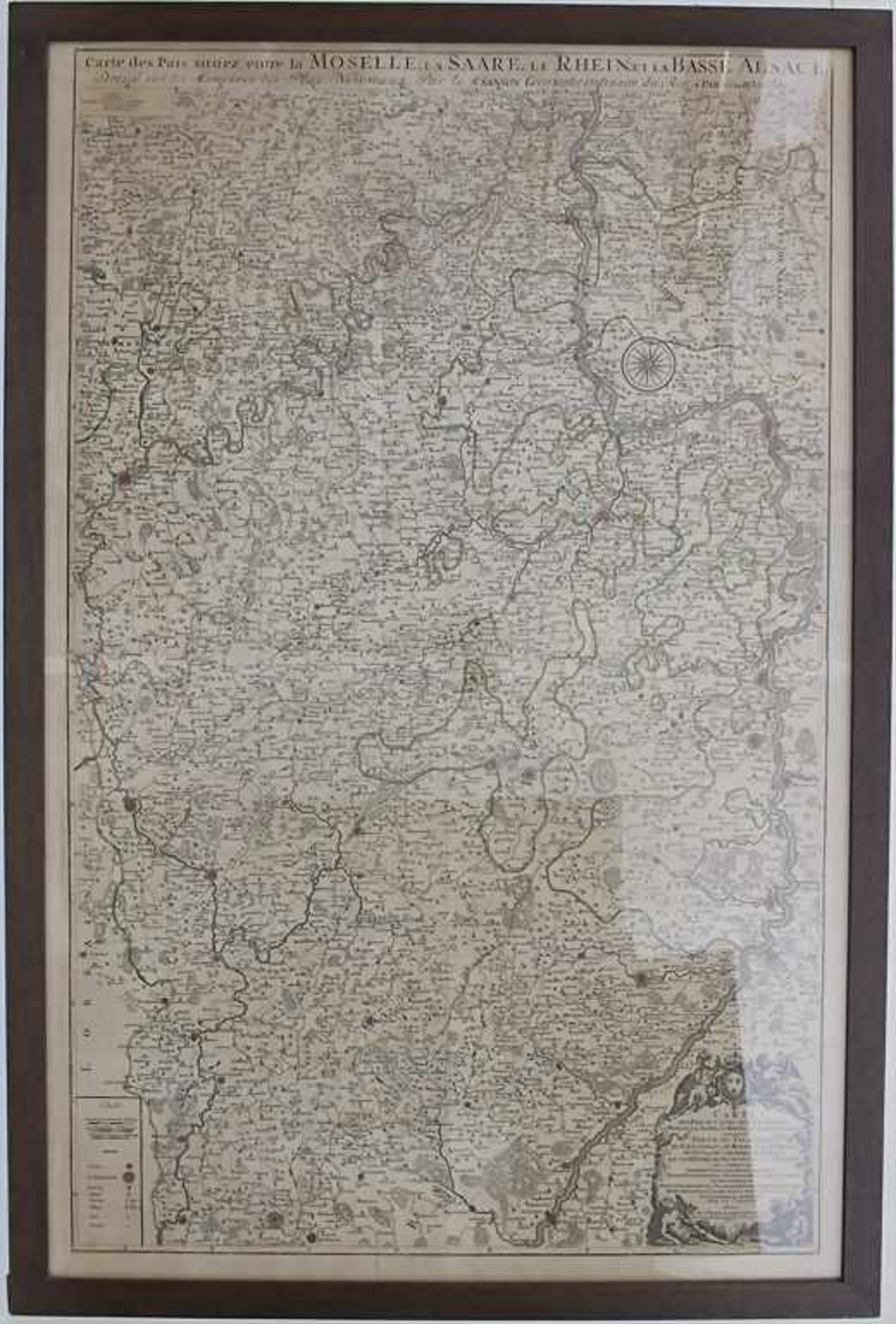 Nicolas Sanson d'Abbeville (1600-1667), große historische Karte von Saarland, Pfalz und - Image 3 of 7