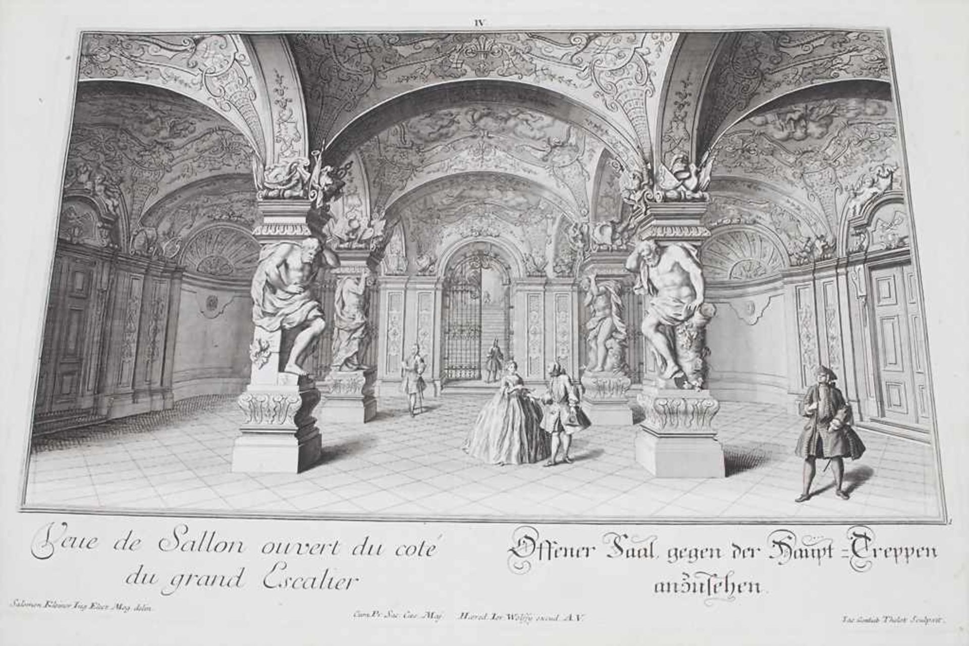 Salomon Kleiner (1700-1761), 'Suitte des Residences Memorables Eugene Francois Duc de Savoye et de - Image 3 of 12