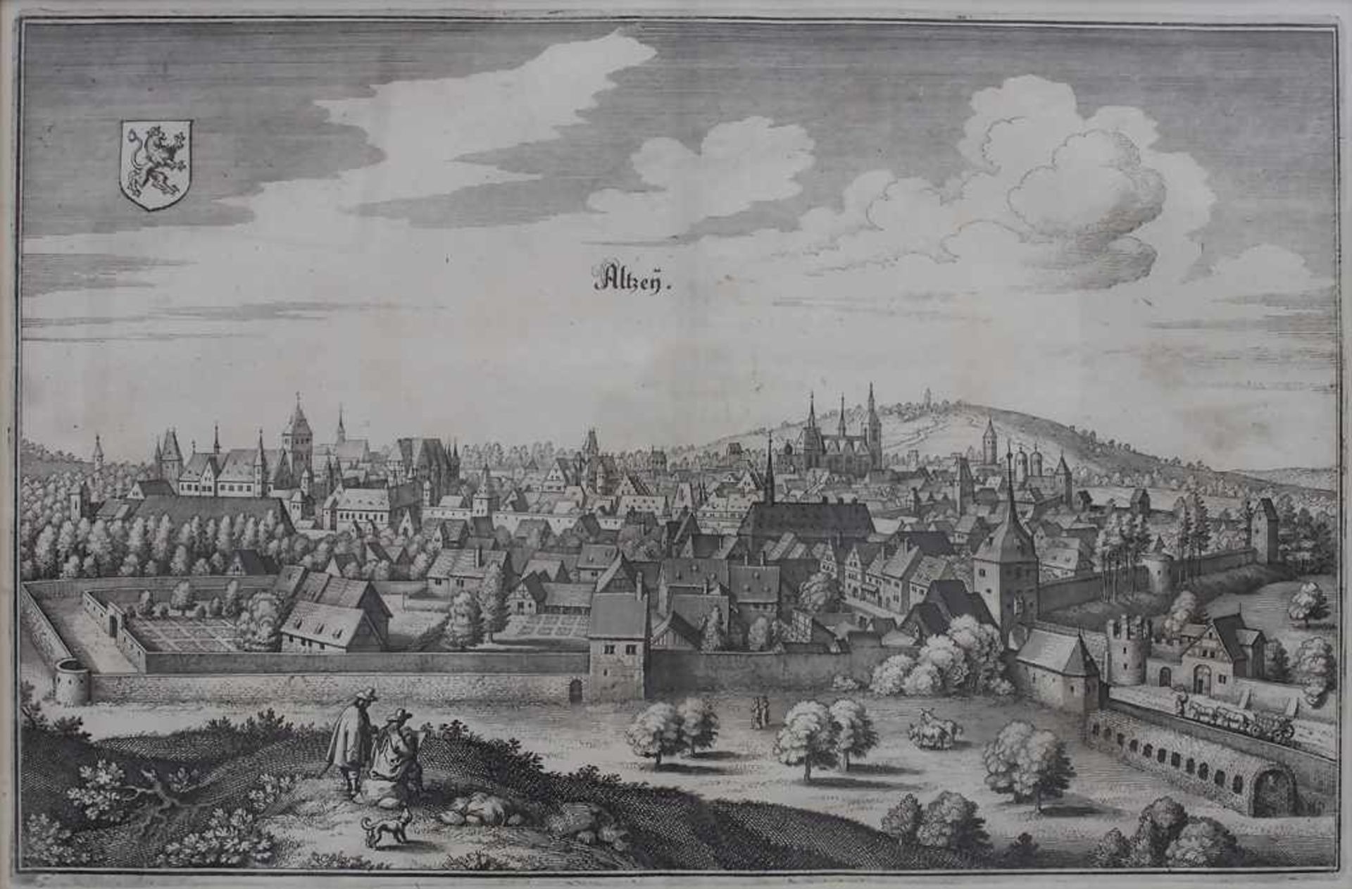 Matthäus Merian (1593-1650), 3 historische Stadtansichten / A set of historic 3 town - Bild 2 aus 7