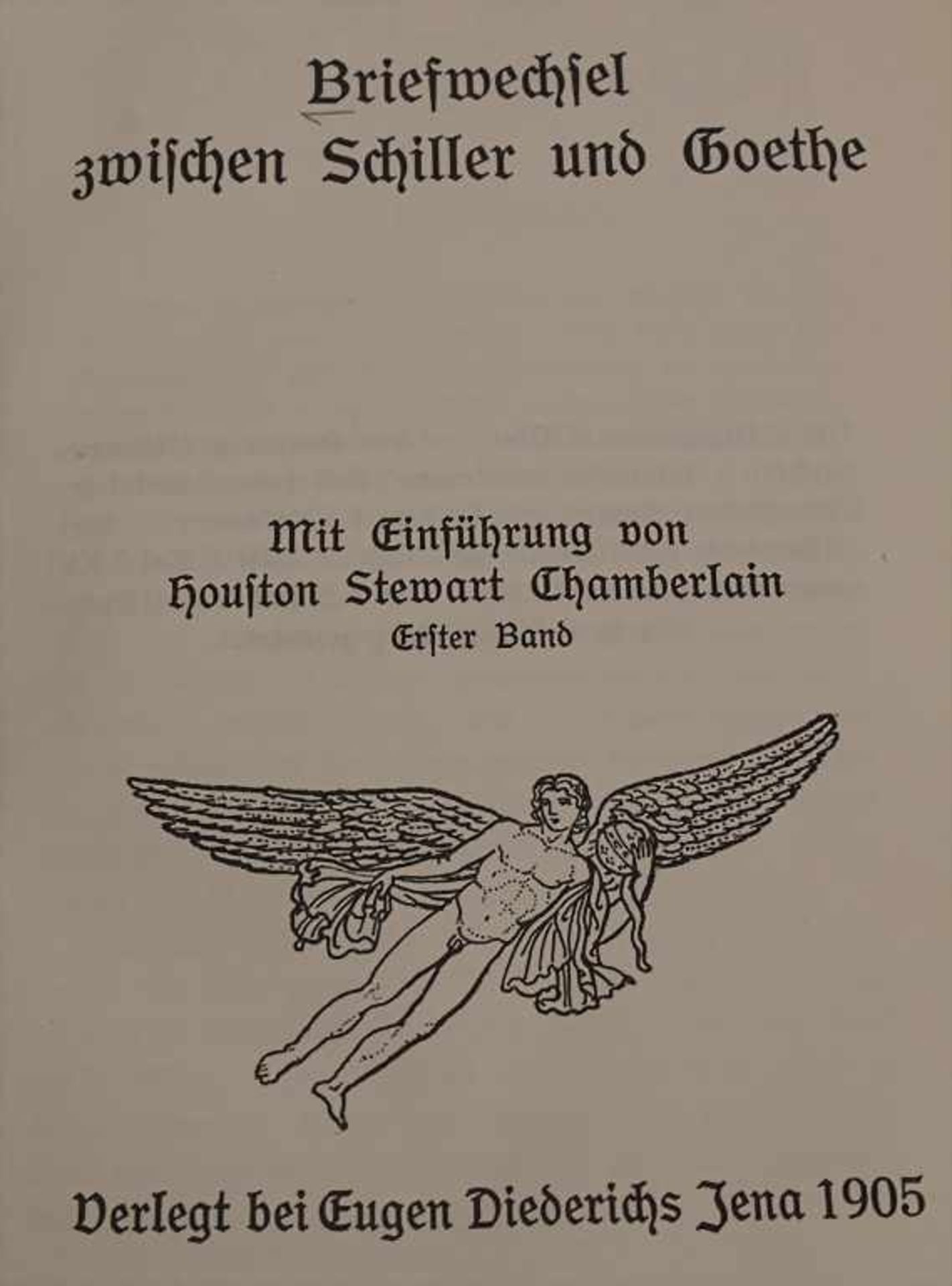Eugen Diederichs: Briefwechsel zwischen Schiller und GoetheTitel: Briefwechsel zwischen Schiller und - Image 3 of 3