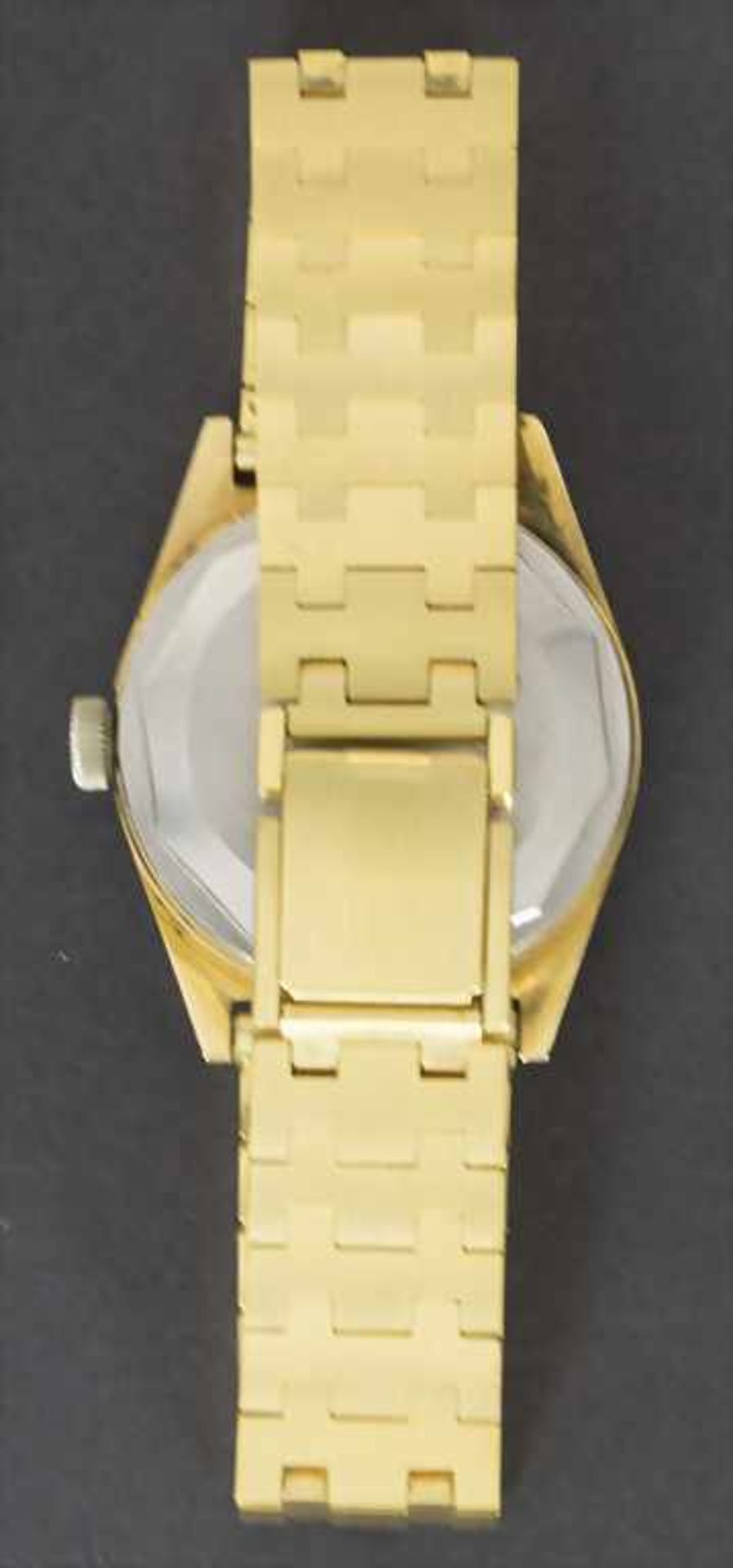 HAU / A men's watch, Tissot Automatic PR 516, Schweiz/Swiss, um 1970Gehäuse: vergoldet, Stahlboden - Image 3 of 3