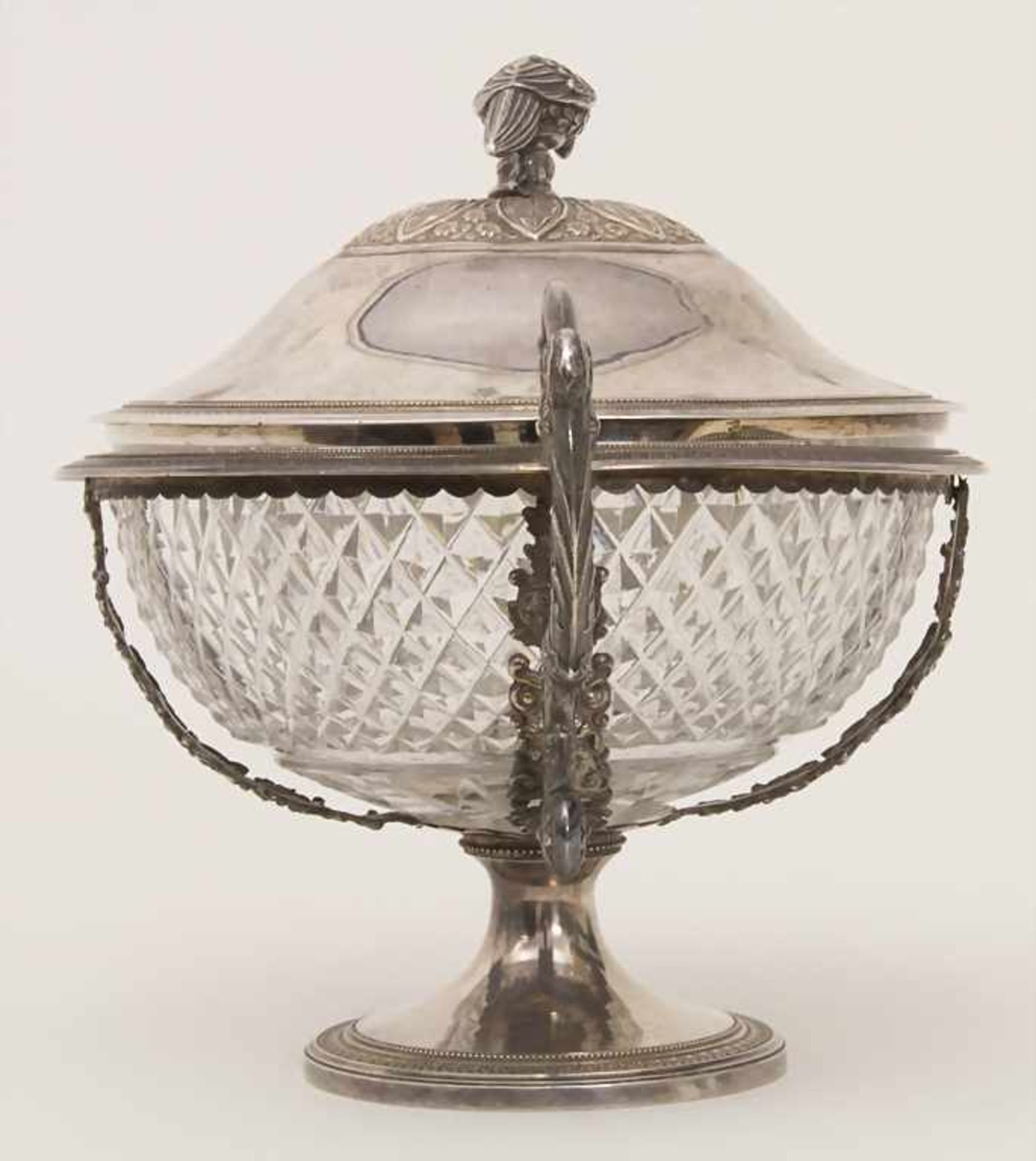 Deckeldose / A covered silver bowl, Brüssel / Brussels, um 1840Material: Silber 950, mit - Image 16 of 29