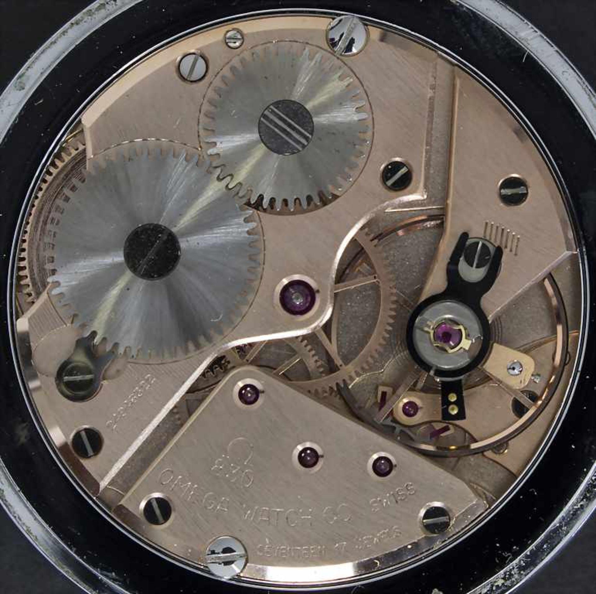Offene Taschenuhr /A pocket watch, Omega, Schweiz/Swiss, um 1930Material: Gehäuse Stahl, Nr. 121. - Bild 2 aus 5