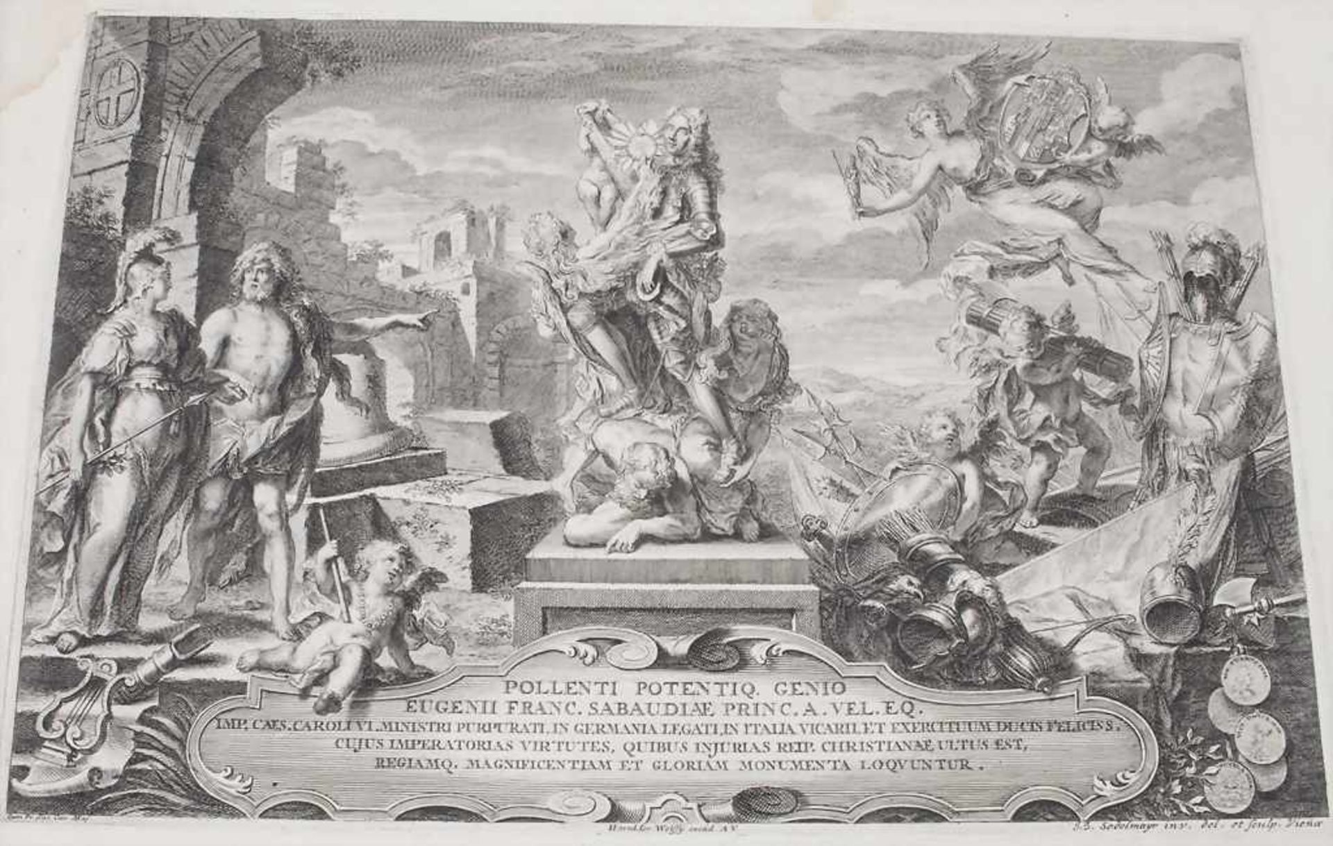 Salomon Kleiner (1700-1761), 'Suitte des Residences Memorables Eugene Francois Duc de Savoye et de - Image 5 of 12