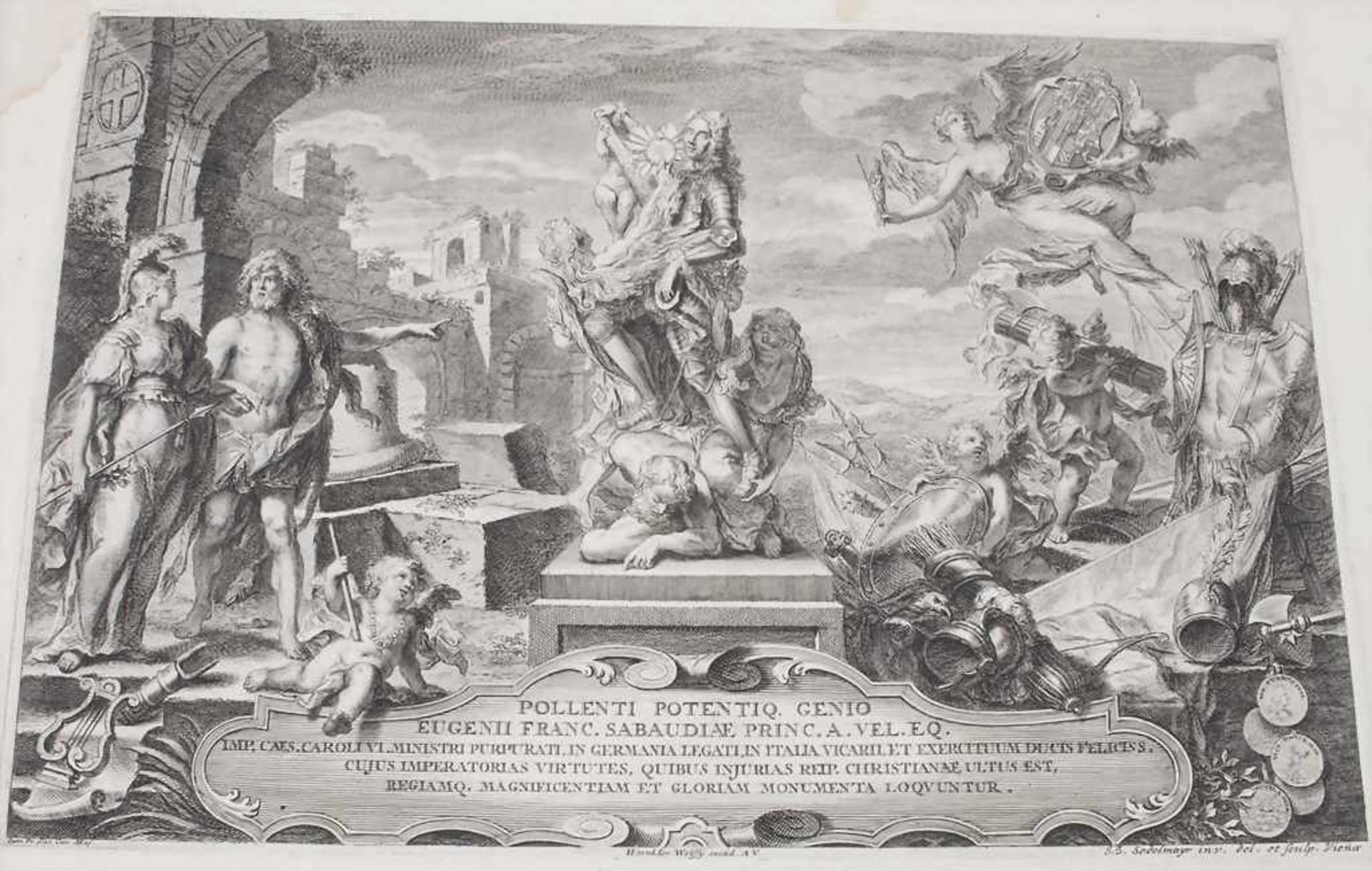 Salomon Kleiner (1700-1761), 'Suitte des Residences Memorables Eugene Francois Duc de Savoye et de - Bild 5 aus 12