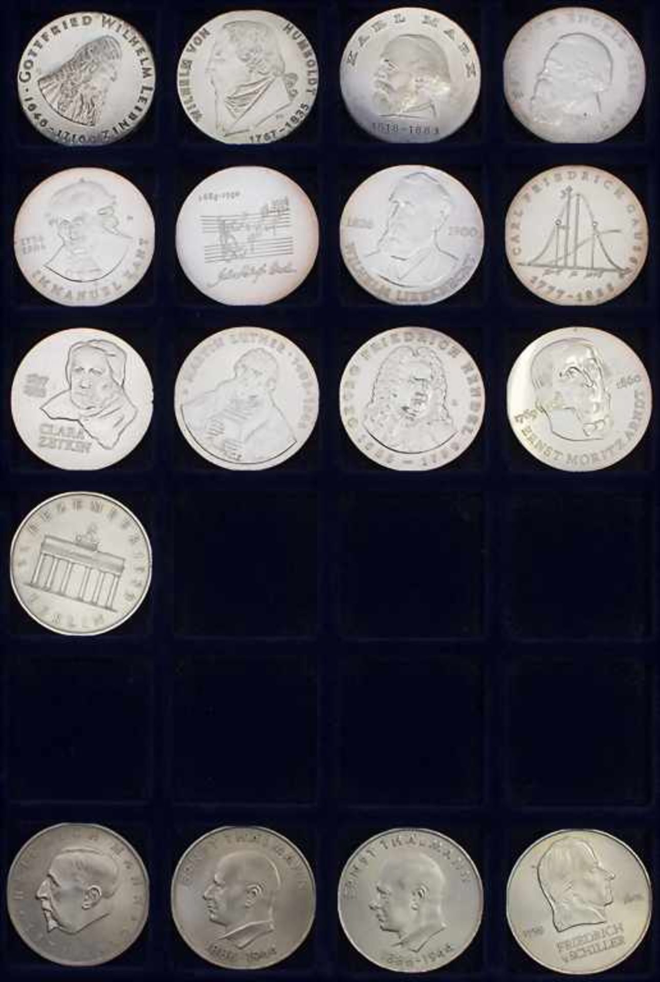 Komplette Sammlung Gedenkmünzen der DDR / Collection commemorative coins of the GDR* 5 Mark: - Bild 6 aus 22