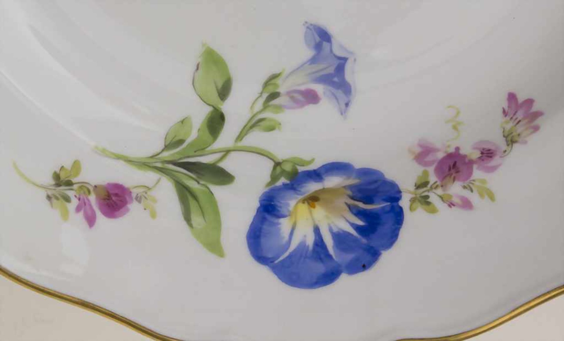 12 Teller / 12 plates, Meissen, 19. Jh.Bestehend aus: 6 Speiseteller und 6 Suppenteller,Material: - Bild 8 aus 13