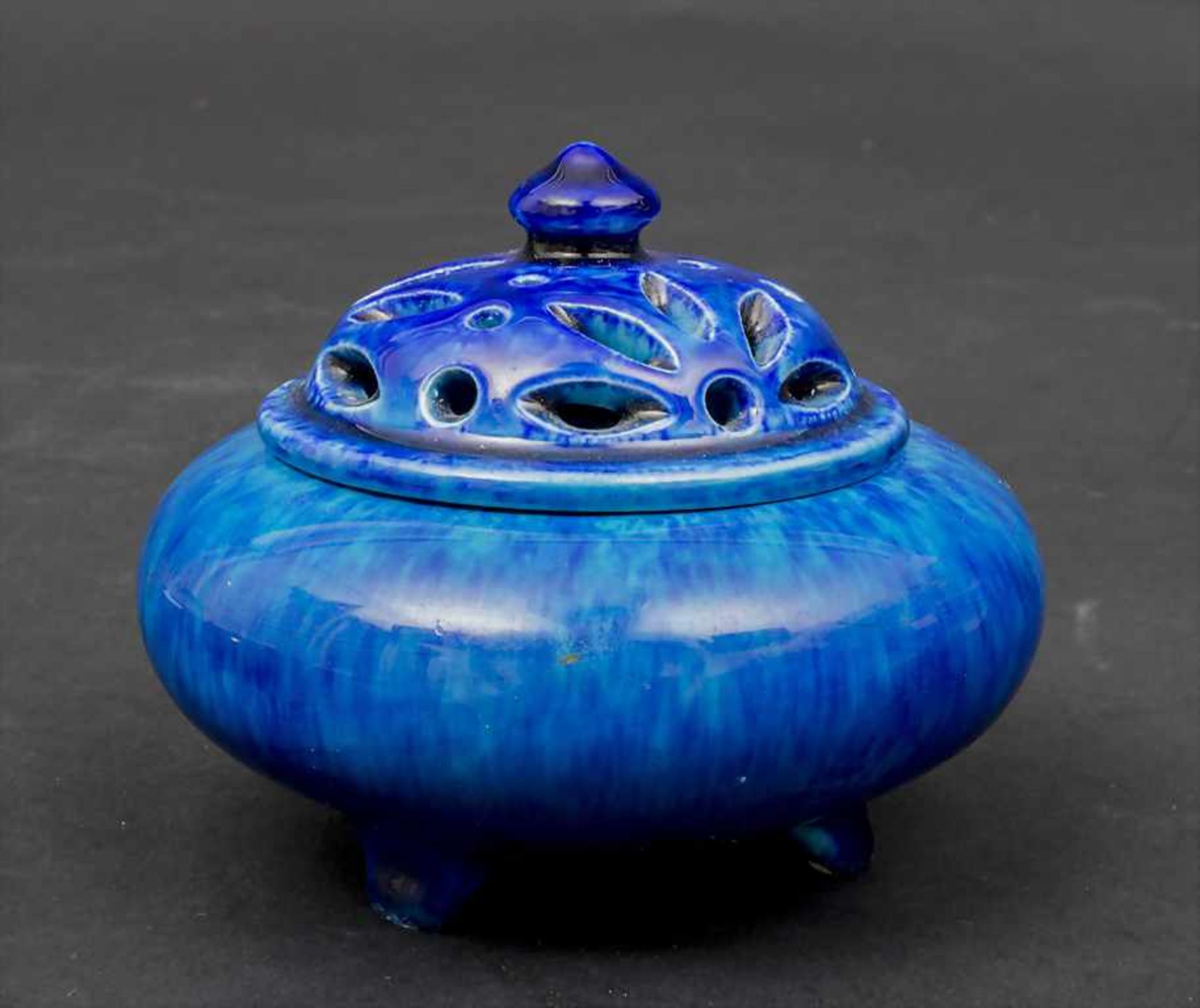 Jugendstil Potpourri Gefäß / An Art Noveau potpourri lidded bowl, Paul Milet, Sèvres, um