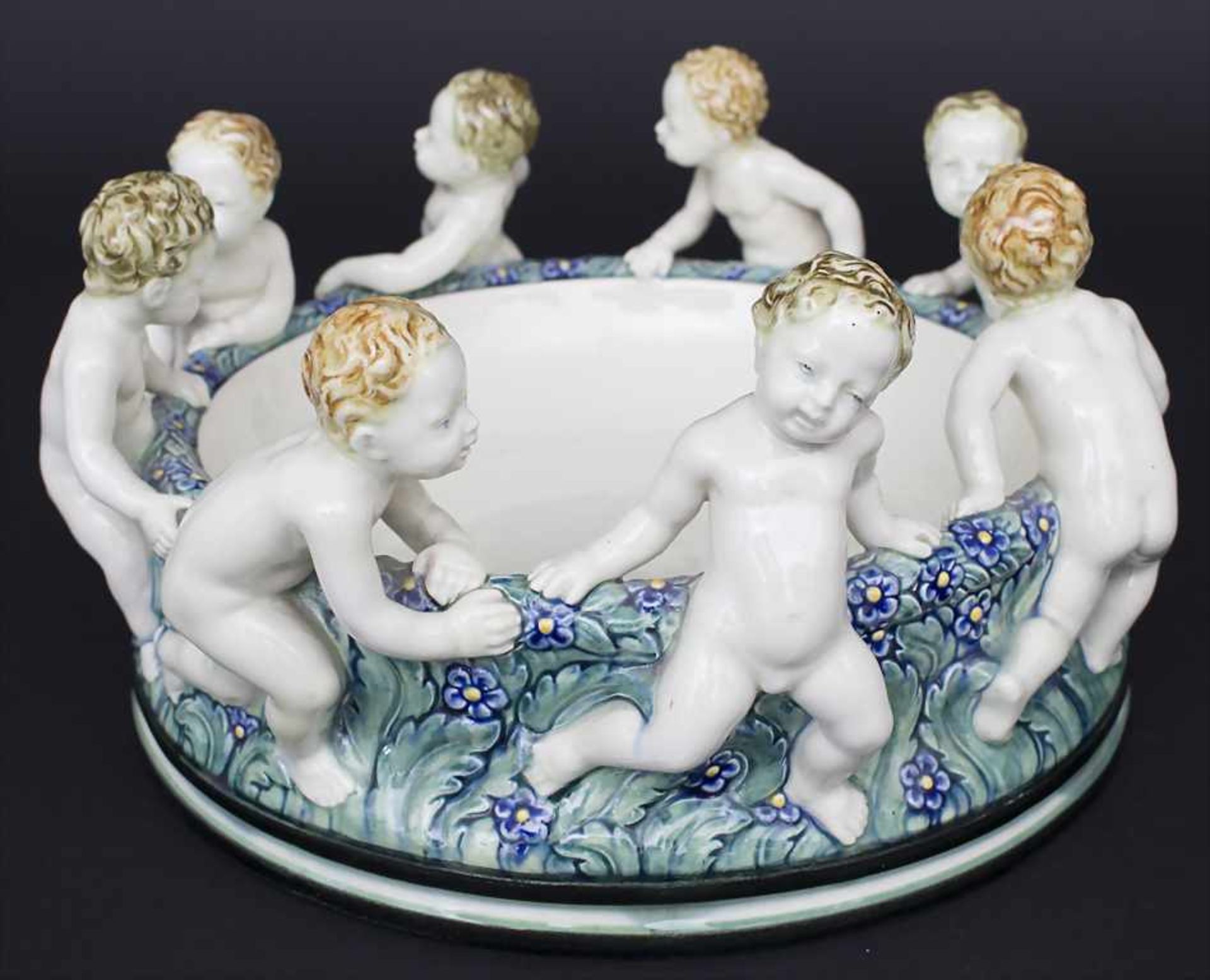 Figurenschale 'Kinderreigen' / A figural bowl 'children's dance', Wilhelm Süß für Karlsruher