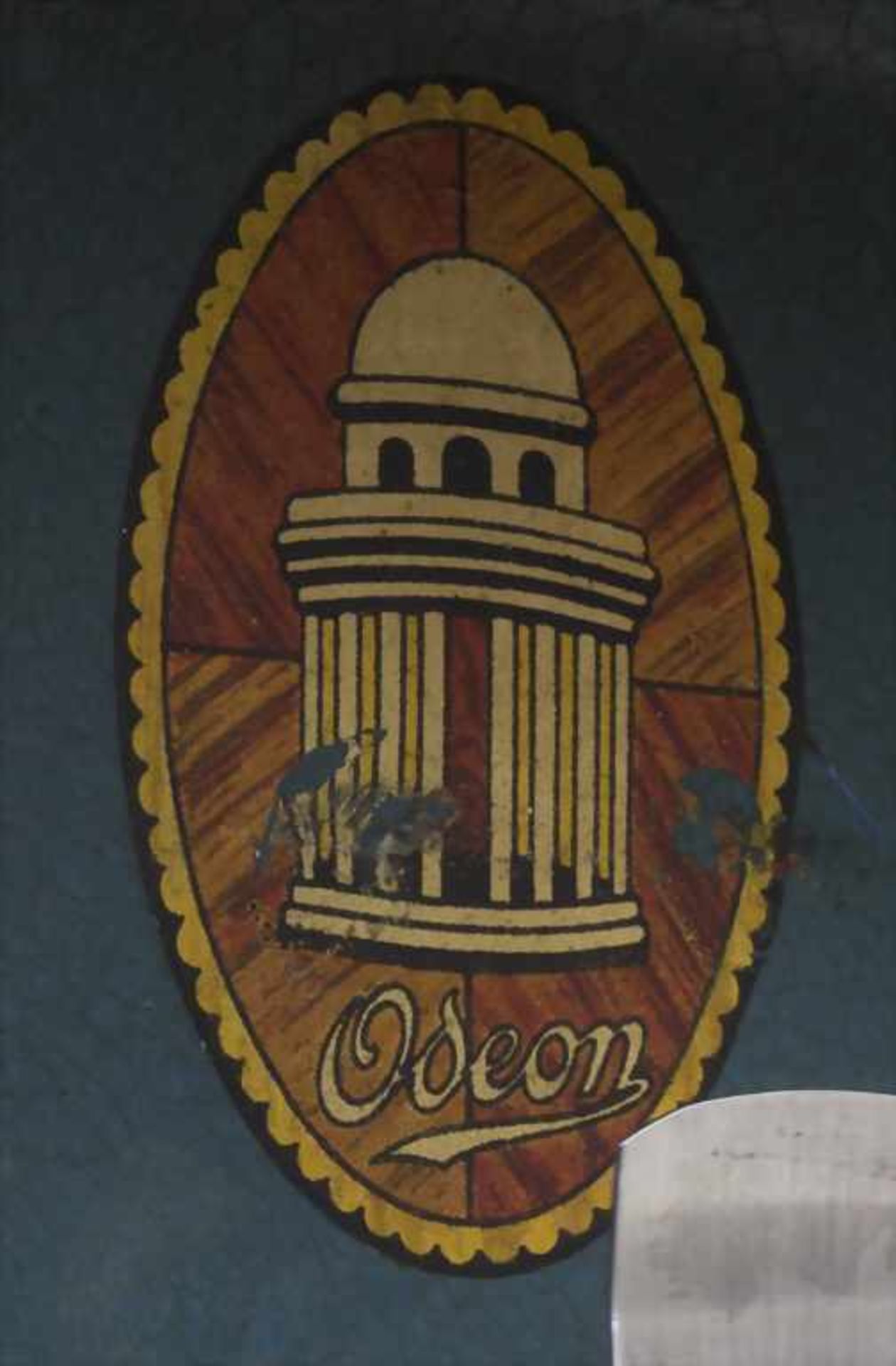 Odeon Koffer-Grammophon, Oskar Schlemmer für C. Lindström AG, um 1928Material: Holz, Metall, Samt, - Bild 5 aus 5