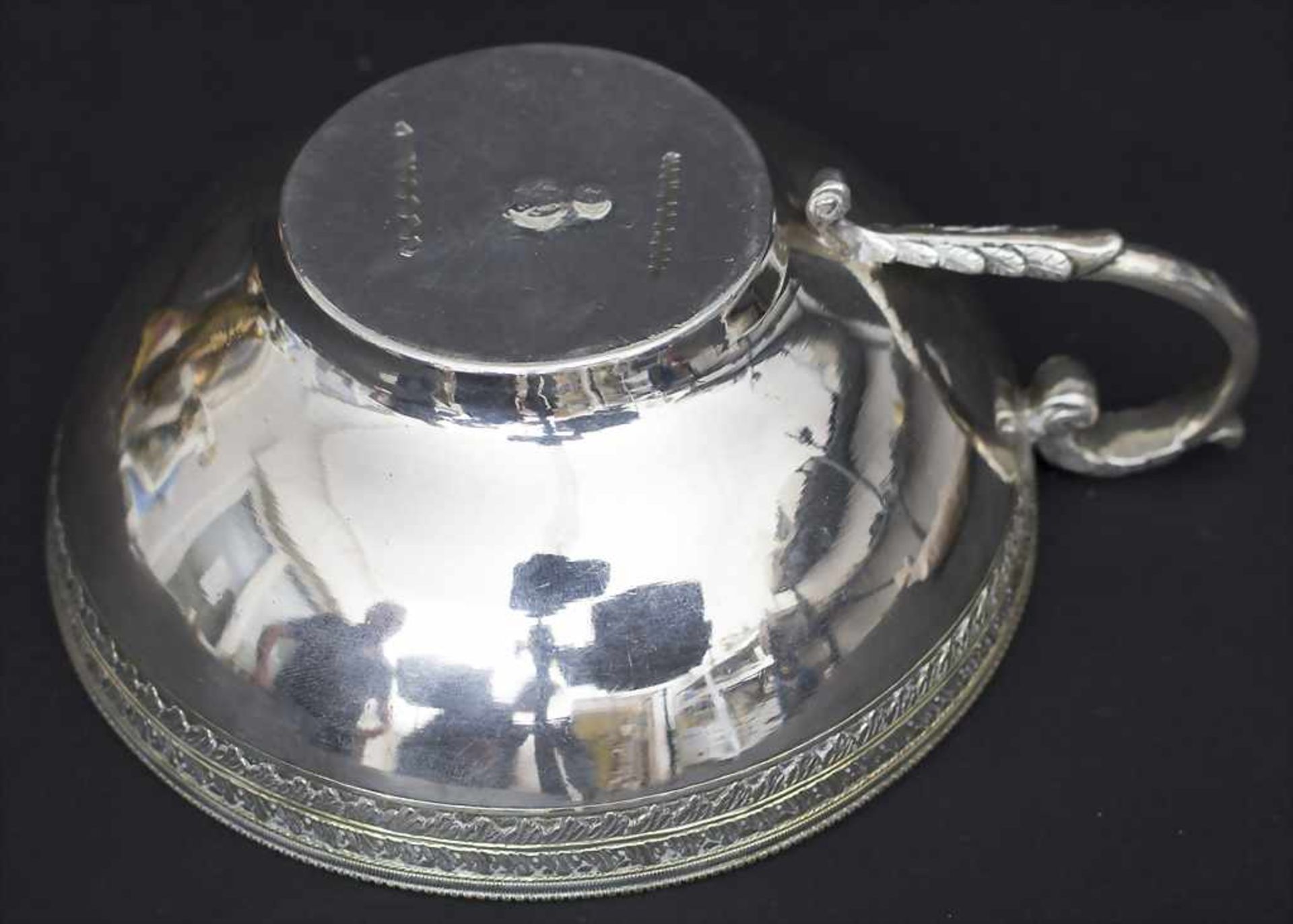 Große Tasse mit Handhabe / A large silver cup, Osmanisch / Türkei / Ottoman / Turkey, um - Bild 4 aus 5
