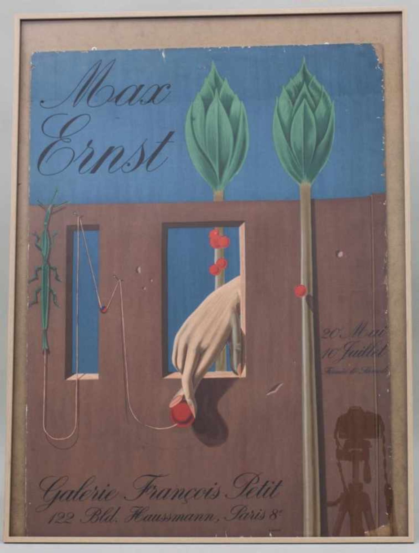 Ausstellungs-Plakat Max Ernst / Exhibition Poster Max Ernst, Paris, 1969Technik: Druck/Papier auf