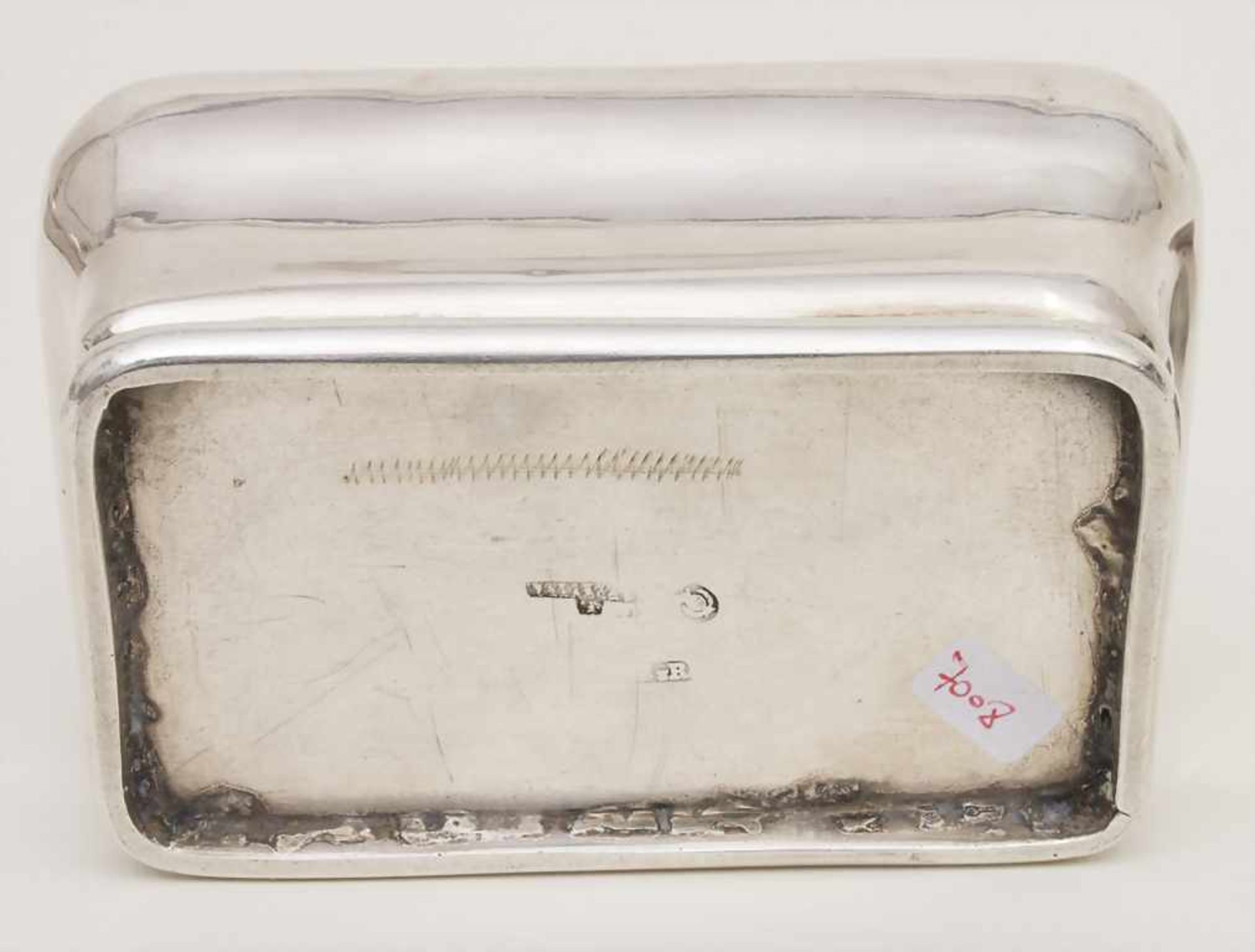 Seifendose / A silver soap box, J. Carreras, Barcelona, 19. Jh.Material: Silber, Punzierung: - Bild 7 aus 9