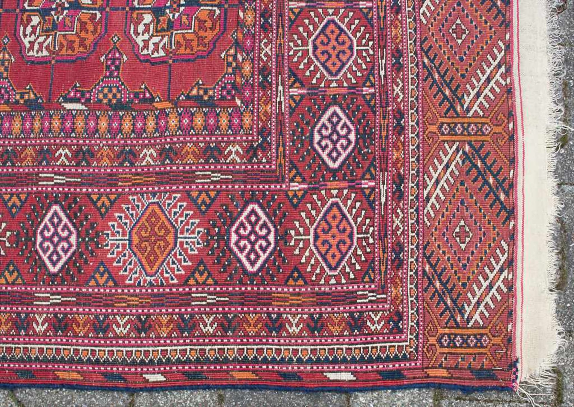 Orientteppich 'Belutsch' / An oriental carpet 'Belutsh'Material: Wolle, Maße: 218 x 135 cm, Zustand: - Bild 5 aus 5