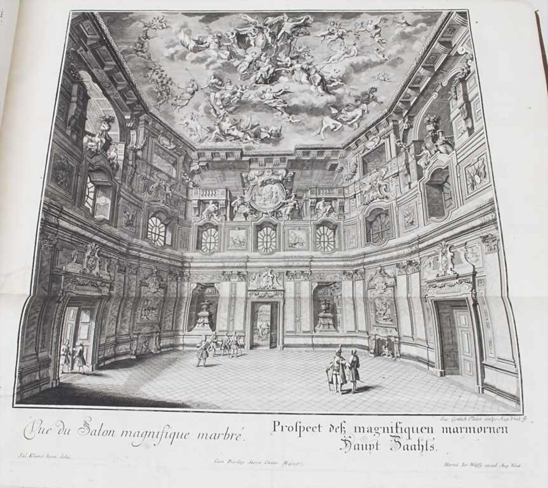 Salomon Kleiner (1700-1761), 'Suitte des Residences Memorables Eugene Francois Duc de Savoye et de - Image 8 of 12
