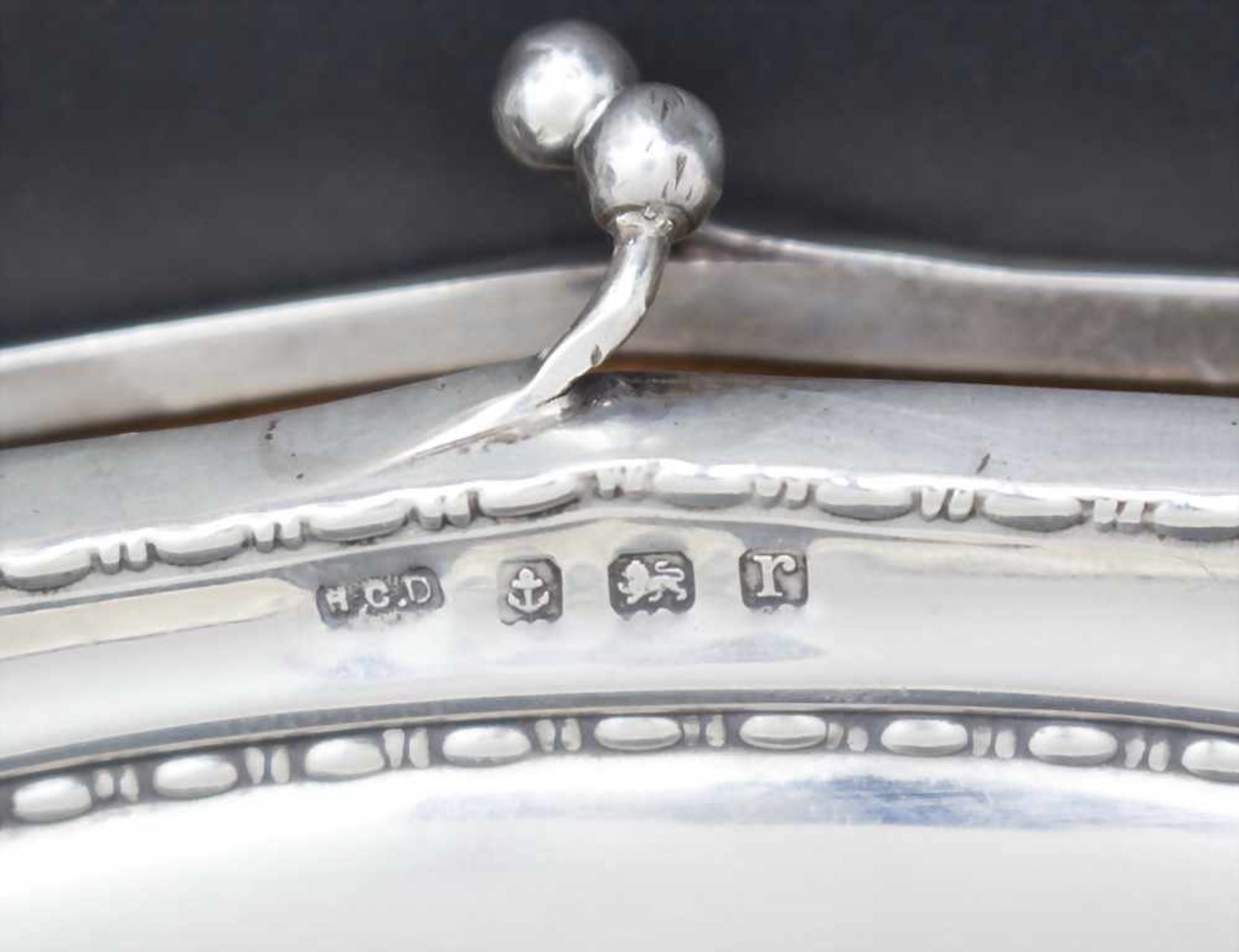 Silber Täschchen / A silver purse, Henry Clifford Davis, Birmingham, 1916Material: 925er Silber, - Bild 5 aus 5