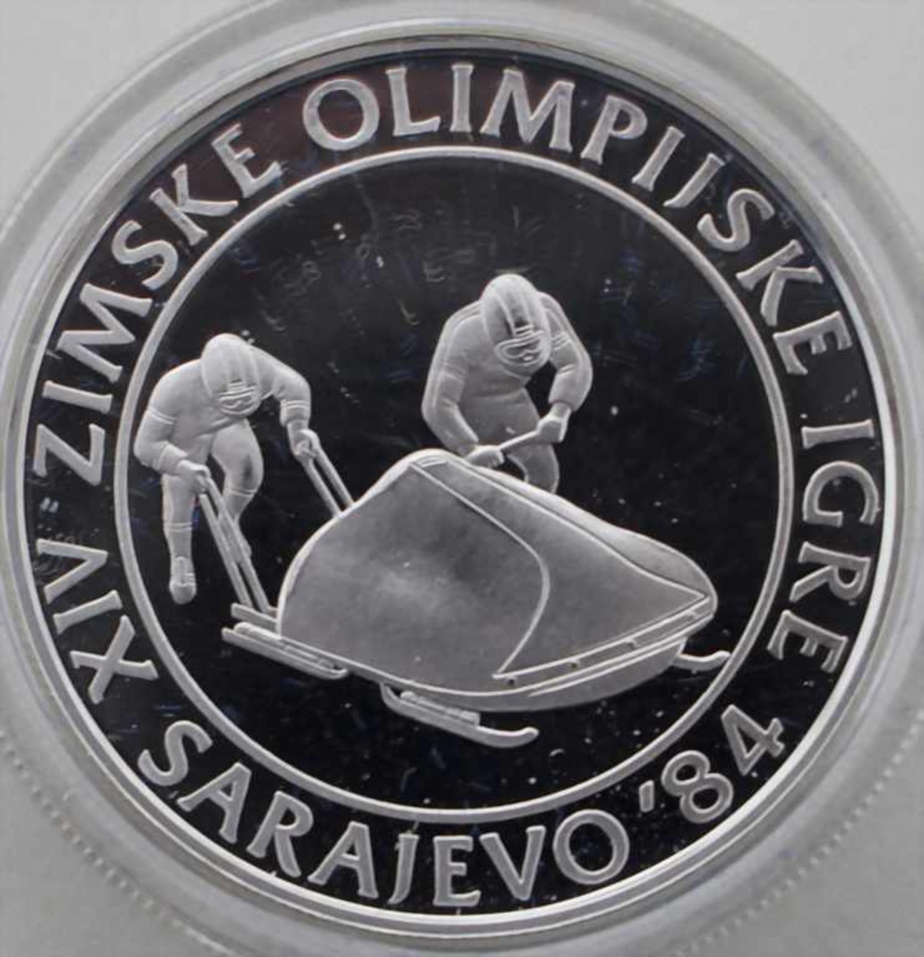 Gedenkmünzen Jugoslawien 'Olympiade Sarajevo 1984' / Silver coins Yugoslavia 'Sarajevo 1984 - Bild 6 aus 7