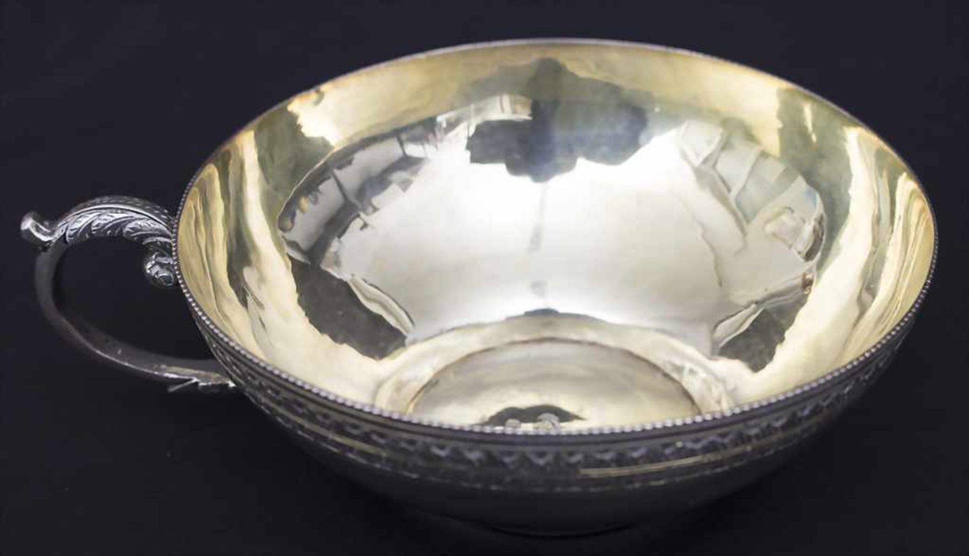 Große Tasse mit Handhabe / A large silver cup, Osmanisch / Türkei / Ottoman / Turkey, um - Bild 3 aus 5